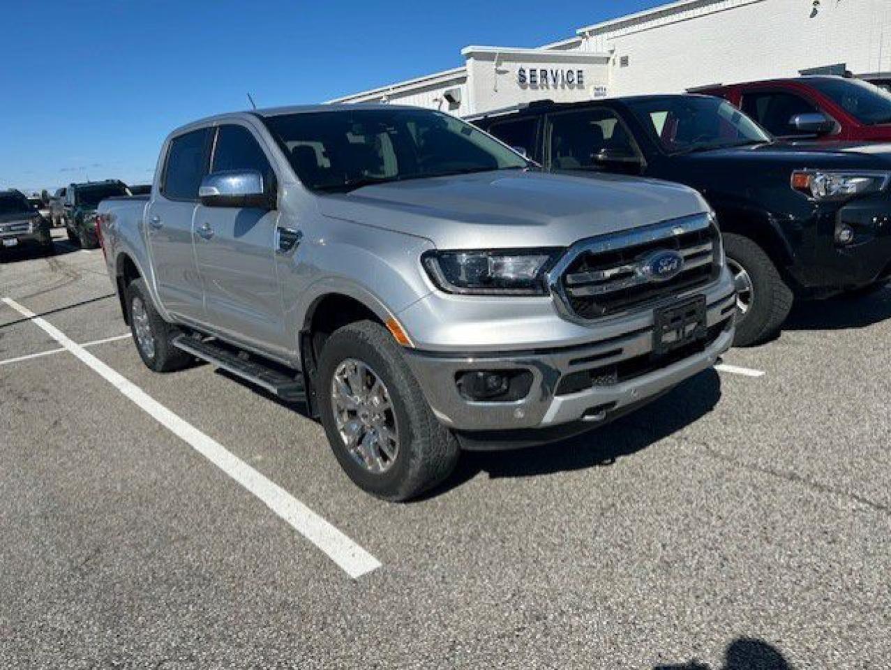 <p>The **2019 Ford Ranger Lariat** is a well-rounded midsize pickup truck that combines rugged capability with refined features and modern technology. Built for both work and play</p>
<p> making it a versatile choice for those who demand both utility and style.

Powered by a **2.3L EcoBoost engine**</p>
<p> providing excellent towing capacity and acceleration. The **10-speed automatic transmission** ensures smooth shifting and optimal performance</p>
<p> with an available **four-wheel-drive (4WD)** system for enhanced traction on tougher terrains.

The **Lariat** trim elevates the Ranger with premium features and a more refined interior. Inside</p>
<p> and **dual-zone automatic climate control** for enhanced comfort. The **SYNC 3** infotainment system with an **8-inch touchscreen** provides seamless connectivity</p>
<p> and **Rear Cross-Traffic Alert**. These technologies help provide peace of mind and make driving safer</p>
<p> the **2019 Ford Ranger Lariat** is the perfect choice for anyone who needs a midsize pickup that offers a blend of power</p>
<p> the Ranger Lariat is up for the challenge.


REASONS TO BUY FROM WATFORD FORD


Best Price First.

Tired of negotiating? No problem! No hassle</p>
<p> best price from the start. Guaranteed!

Brake pads for life.

Receive free brake pads for life of your vehicle when you do all your regular service at Watford Ford.

First oil change covered.

Return to Watford Ford for your complimentary first oil change with your New or Used vehicle.

1 year road hazard tire protection.

Nails</p>
<p> potholes?no worries. $250 coverage per tire for any road hazards.

Secure-guard theft protection.

Four thousand dollars ($4</p>
<p> in the event that your Vehicle is stolen and not recovered and deemed to be a total loss

**Our goal is to maintain 100% accuracy on our listings. However</p>
<p> mistakes may still occur. Please contact us to confirm details**


**ONE KEY POLICY: All used cars come standard with One Key. In instances where the vehicle came with 2 Keys</p>
<a href=http://www.watfordford.com/used/Ford-Ranger-2019-id11999891.html>http://www.watfordford.com/used/Ford-Ranger-2019-id11999891.html</a>