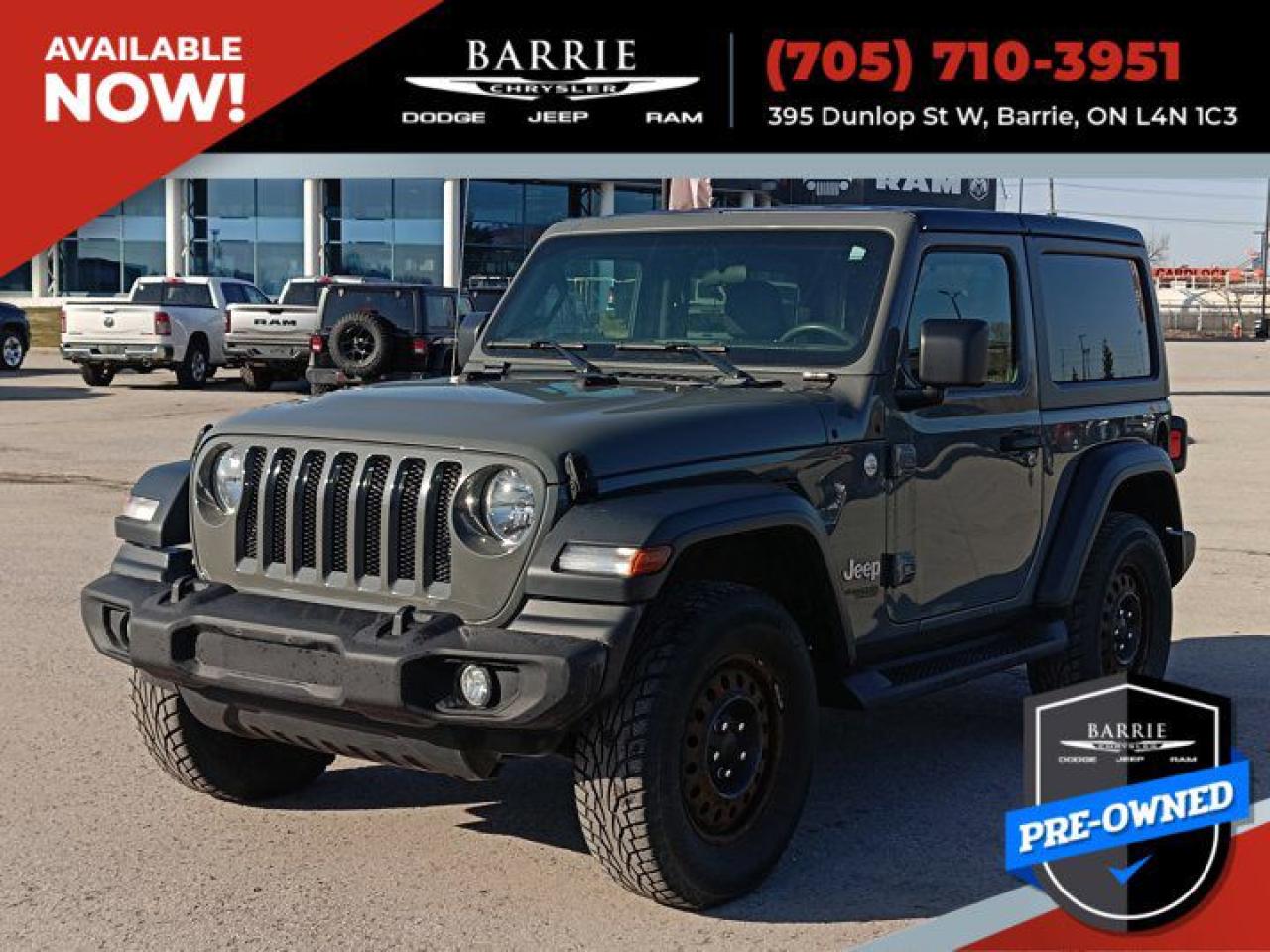 Used 2019 Jeep Wrangler SPORT for sale in Barrie, ON