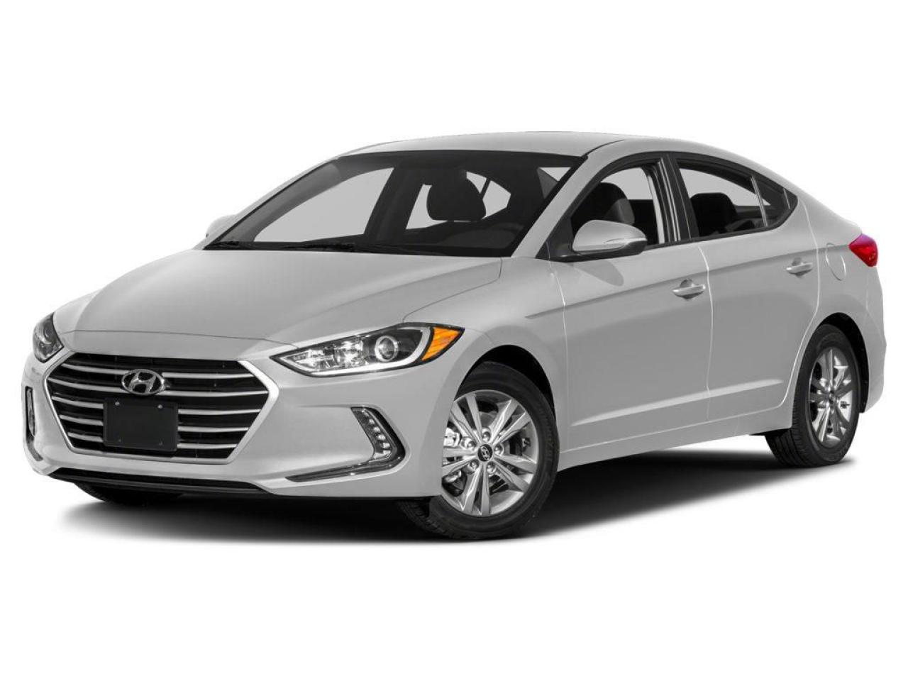 <p> Take the worry out of buying with this impeccable 2018 Hyundai Elantra. Side Impact Beams, Rear Child Safety Locks, Outboard Front Lap And Shoulder Safety Belts -inc: Rear Centre 3 Point, Height Adjusters and Pretensioners, Lane Keep Assist (LKA) Lane Keeping Assist, Lane Keep Assist (LKA) Lane Departure Warning. </p> <p><strong> This Hyundai Elantra Passed the Test! </strong><br /> KBB.com 10 Coolest New Cars Under $20,000, KBB.com 10 Best Sedans Under $25,000, KBB.com 5-Year Cost to Own Awards, KBB.com 10 Most Awarded Brands. </p> <p><strong>Fully-Loaded with Additional Options</strong><br>PLATINUM SILVER METALLIC, BLACK, LEATHER SEATING SURFACES, Wheels: 17 x 7.0J Aluminum-Alloy -inc: Machined finish surface, Variable Intermittent Wipers, Trunk Rear Cargo Access, Trip Computer, Transmission: 6-Speed Automatic w/OD & SHIFTRONIC -inc: manual shift mode and lock-up torque converter, Torsion Beam Rear Suspension w/Coil Springs, Tires: P215/45R17 All-Season, Strut Front Suspension w/Coil Springs.</p> <p><strong> Stop By Today </strong><br> Youve earned this- stop by Experience Hyundai located at 15 Mount Edward Rd, Charlottetown, PE C1A 5R7 to make this car yours today! </p>