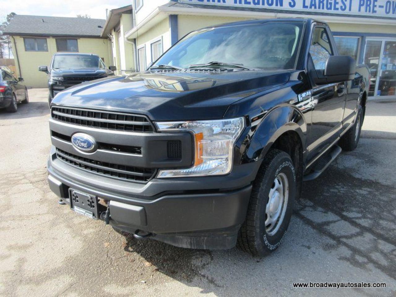 Used 2018 Ford F-150 GREAT KM'S XL-MODEL 3 PASSENGER 3.3L - V6.. 4X4.. REGULAR-CAB.. 8-FOOT-BOX.. TOW SUPPORT.. BACK-UP CAMERA.. AUX INPUT.. for sale in Bradford, ON