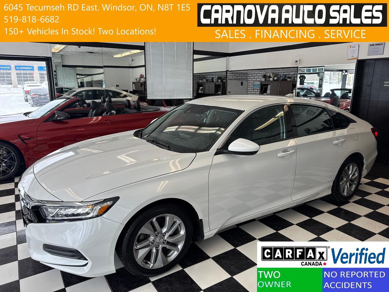 2020 Honda Accord LX+Adaptive Cruise+LKA+Remote Start+CLEAN CARFAX Photo0