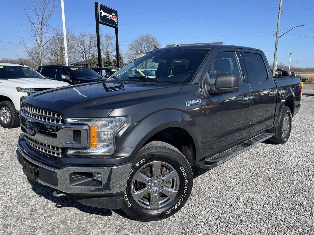 <div><span>A family business of 28 years! *BACKUP CAM*BLUETOOTH*4X4*  This 2020 Ford F-150 will be sold with an Ontario Safety Certificate through our multi-point inspection process to provide you with the best quality pre-owned experience. Complete Carfax reports come with every vehicle sale and are readily available. Financing available as well at Daves Auto through TD Auto finance for all models 2015 and newer! 2015-2017 models subject to 9.49%, 2018-2025 models range from 7.49%-9.49%. All vehicles with XM Capability come with 3 free months of Sirius XM. Daves Auto continues to serve its customers with quality, unbranded pre-owned vehicles, certifying every vehicle inside the list price disclosed.  Tinting available for $99/window.</span></div><br /><div><span id=docs-internal-guid-3dd14256-7fff-1d0f-e8a9-a8bdbb488006></span></div><br /><div><span>Established in 1996, Daves Auto has been serving Haldimand, West Lincoln and Ontario area with the same quality for over 28 years! With growth, Daves Auto now has a lot with approximately 70 vehicles and a service building on-site to safety all vehicles in-house. If you are looking at this vehicle and need any additional information, please feel free to call us or come visit us at 7109 Canborough Rd. Dunnville, Ontario. Find us on Instagram @ daves_auto_2020 and become more familiar with our family business! Please call in advance to ensure availability.</span></div>