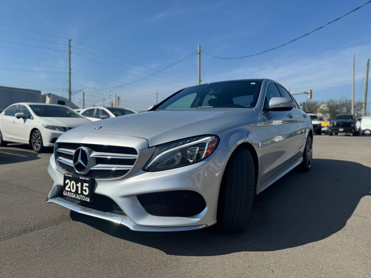 2015 Mercedes-Benz C-Class AUTO AWD NO ACCIDENT NAVI BACKUP CAMERA BLIND SPOT - Photo #3