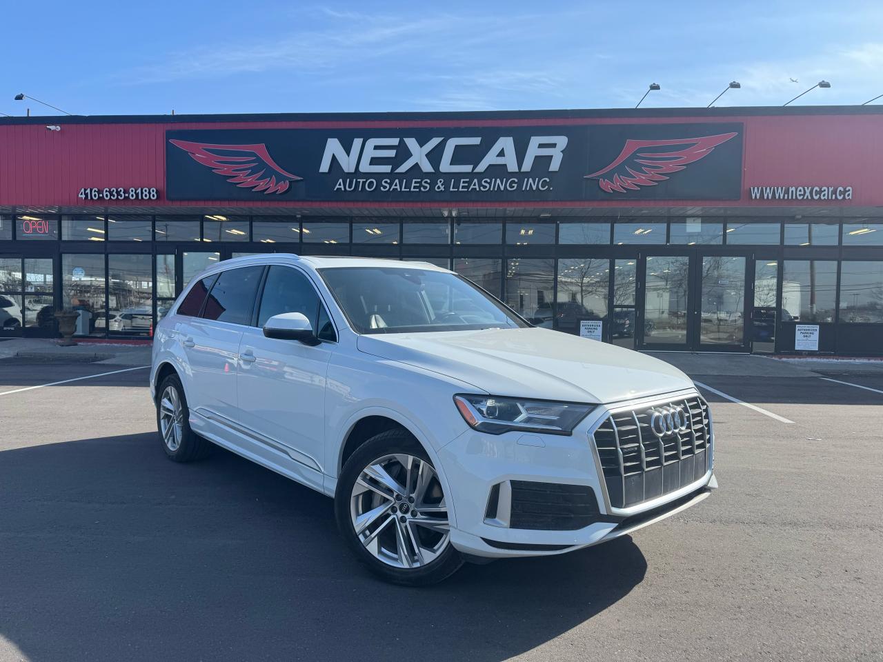 Used 2021 Audi Q7 KOMFORT AWD 7 PASS NAVI LEATHER PAN/ROOF B/SPOT for sale in North York, ON