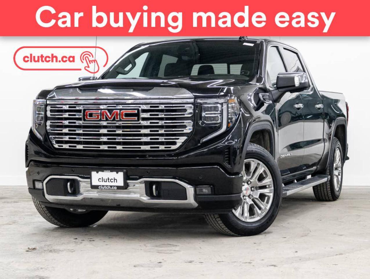 Used 2022 GMC Sierra 1500 Denali Crew Cab 4WD w/ Apple CarPlay & Android Auto, Sunroof, 360 Camera for sale in Toronto, ON