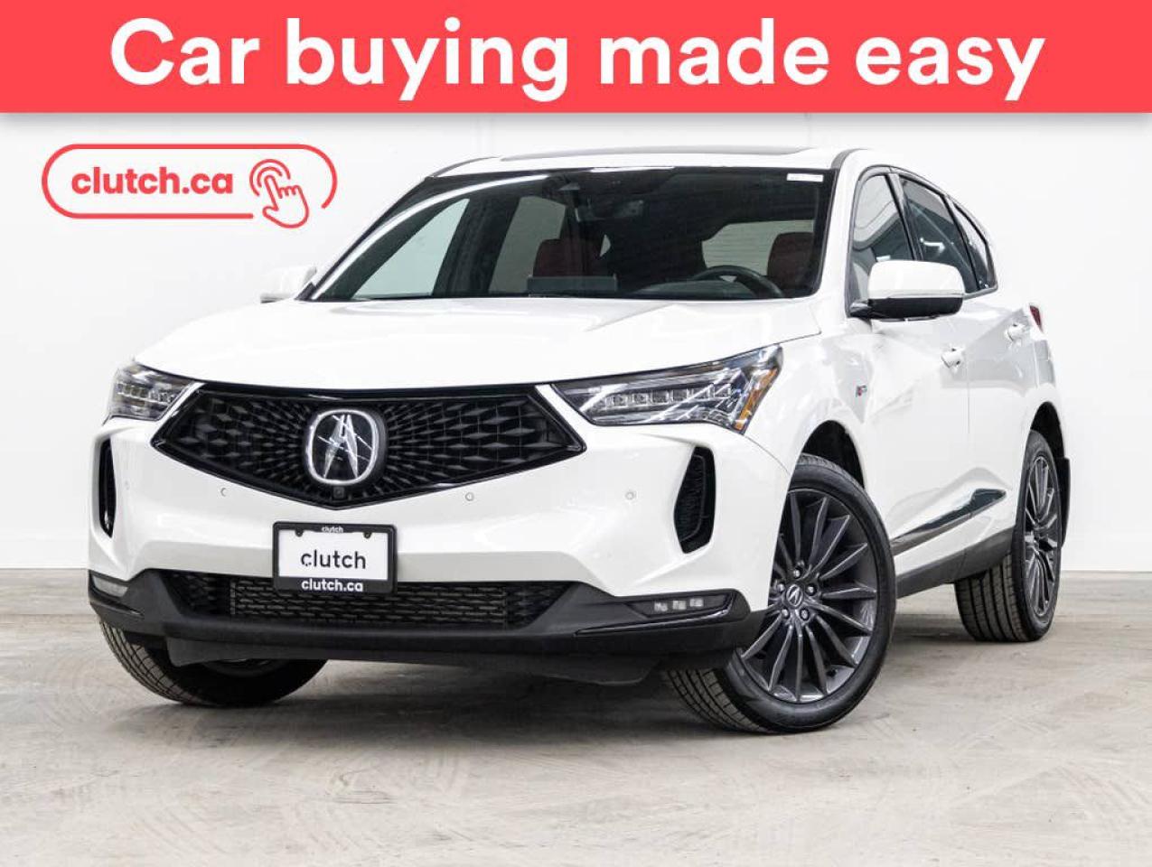 Used 2022 Acura RDX Platinum Elite ASpec AWD w/ Apple CarPlay & Android Auto, 360 Camera, Nav for sale in Toronto, ON