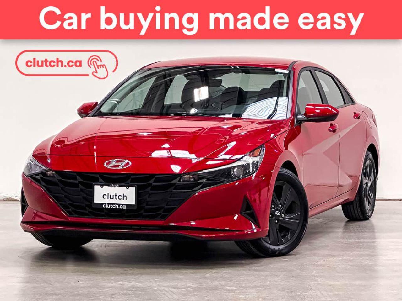 NO ACCIDENTS / CLEAN CARFAX / 1 OWNER / Climate Control, Bluetooth Music, Touchscreen Display and more!<br> <br>Clutch is the largest online used car retailer in Canada, delivering a seamless, hassle-free car-buying experience to drivers everywhere. Shop hundreds of used cars online, get the right one delivered to your door, and enjoy peace of mind with our optional 10-Day Money-Back Guarantee. How sweet is that? To learn more, visit clutch.ca.<br> <br>The top features for this 2022 Hyundai Elantra include:<br> <br>Front Heated Seats<br>Climate Control<br>Bluetooth Music<br>Touchscreen Display<br>Cruise Control<br>12V Outlet<br>Apple CarPlay<br>Android Auto<br>USB Input<br>Push Button Start<br>Lane Departure Warning<br>Blindspot Sensors<br>Heated Steering Wheel<br>Rear View Camera<br> <br>Seamless home delivery - Delivery to your door in a matter of days. Available on select packages.<br> <br>Try it out for 10 days - If you do not like it, we will take it back. Available on select packages. <br> <br>Quality assured - All cars go through our rigorous 210-point inspection and reconditioning process.<br> <br>Peace of mind - Optional 3-month Standard Warranty, with additional warranty options available.<br> <br>Haggle-free - No haggling or hard sells.<br> <br>100% Transparency - Full inspection reports on every car, including high-res photography and a free Carfax report.<br> <br>Listed price is for cash purchase only and does not include taxes, Shipping Fees (if applicable), Delivery Fees (if applicable), government licensing fees. 10-day Money Back Guarantee, 3-month Standard Warranty, and home delivery are available with select packages.<br> <br>Previous Provincial Registrations:<br>Ontario<br> <br>Stock # 47193