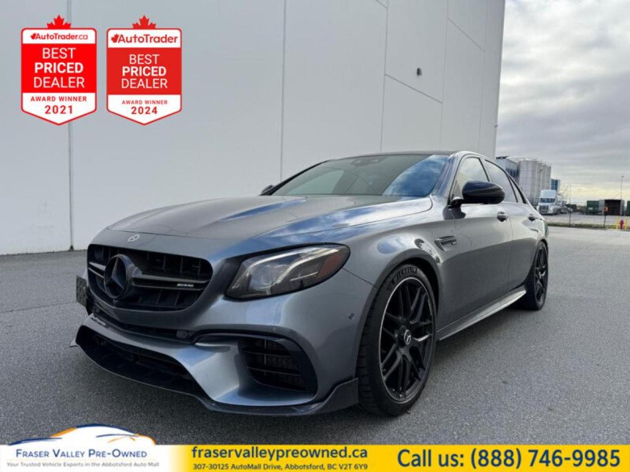 Used 2018 Mercedes-Benz E-Class AMG E 63S 4MATIC Sedan  Clean, Well Maintained, Lo for sale in Abbotsford, BC