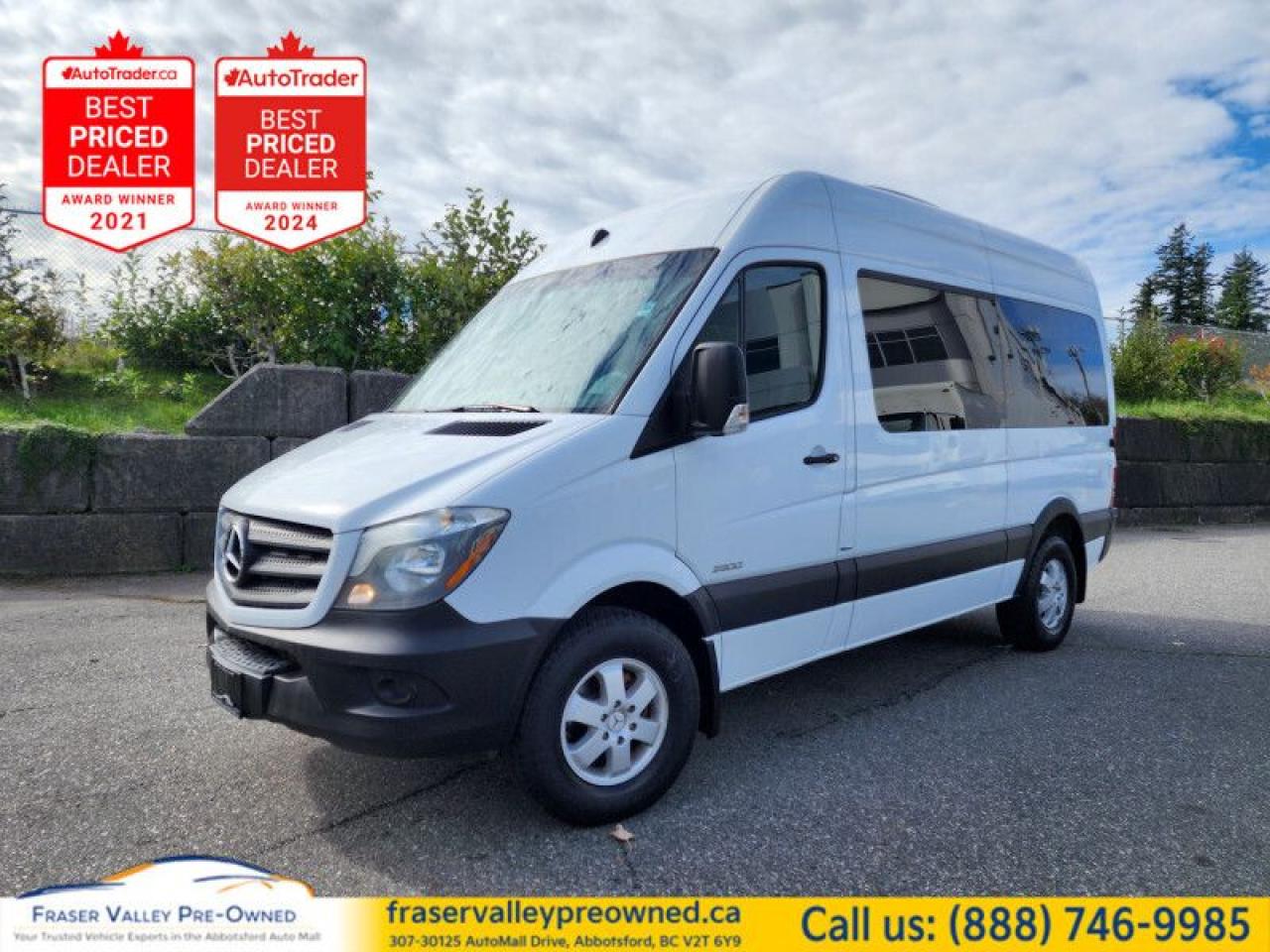 Used 2016 Mercedes-Benz Sprinter RWD 2500 V6 144  12-Passenger, Local, Clean! for sale in Abbotsford, BC