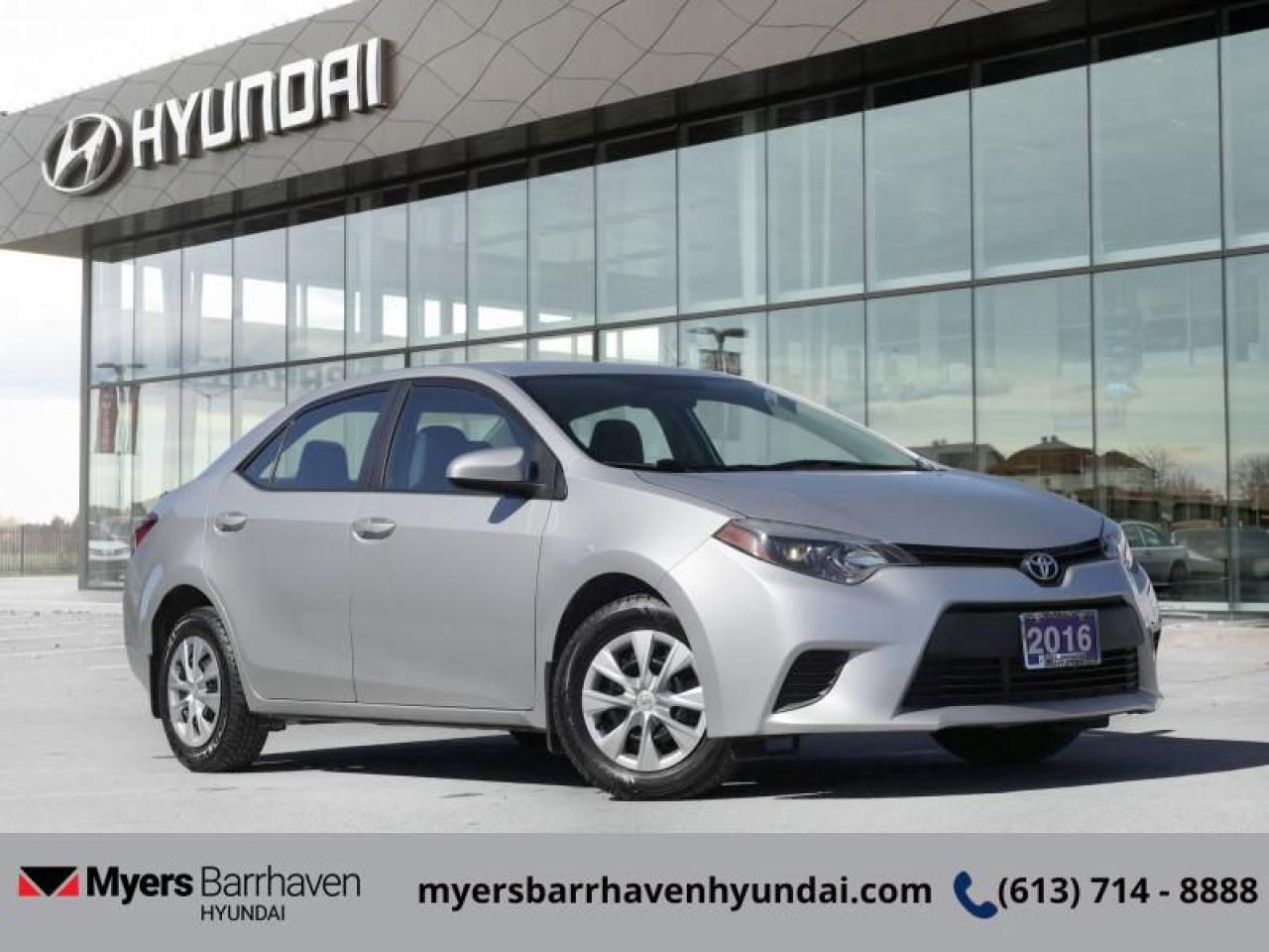 Used 2016 Toyota Corolla CE  - Bluetooth -  Power Windows - $115 B/W for sale in Nepean, ON