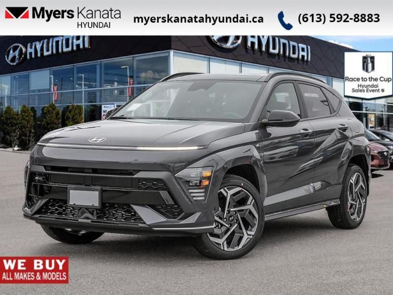 New 2025 Hyundai KONA N Line AWD  - Sunroof - $132.31 /Wk for sale in Kanata, ON