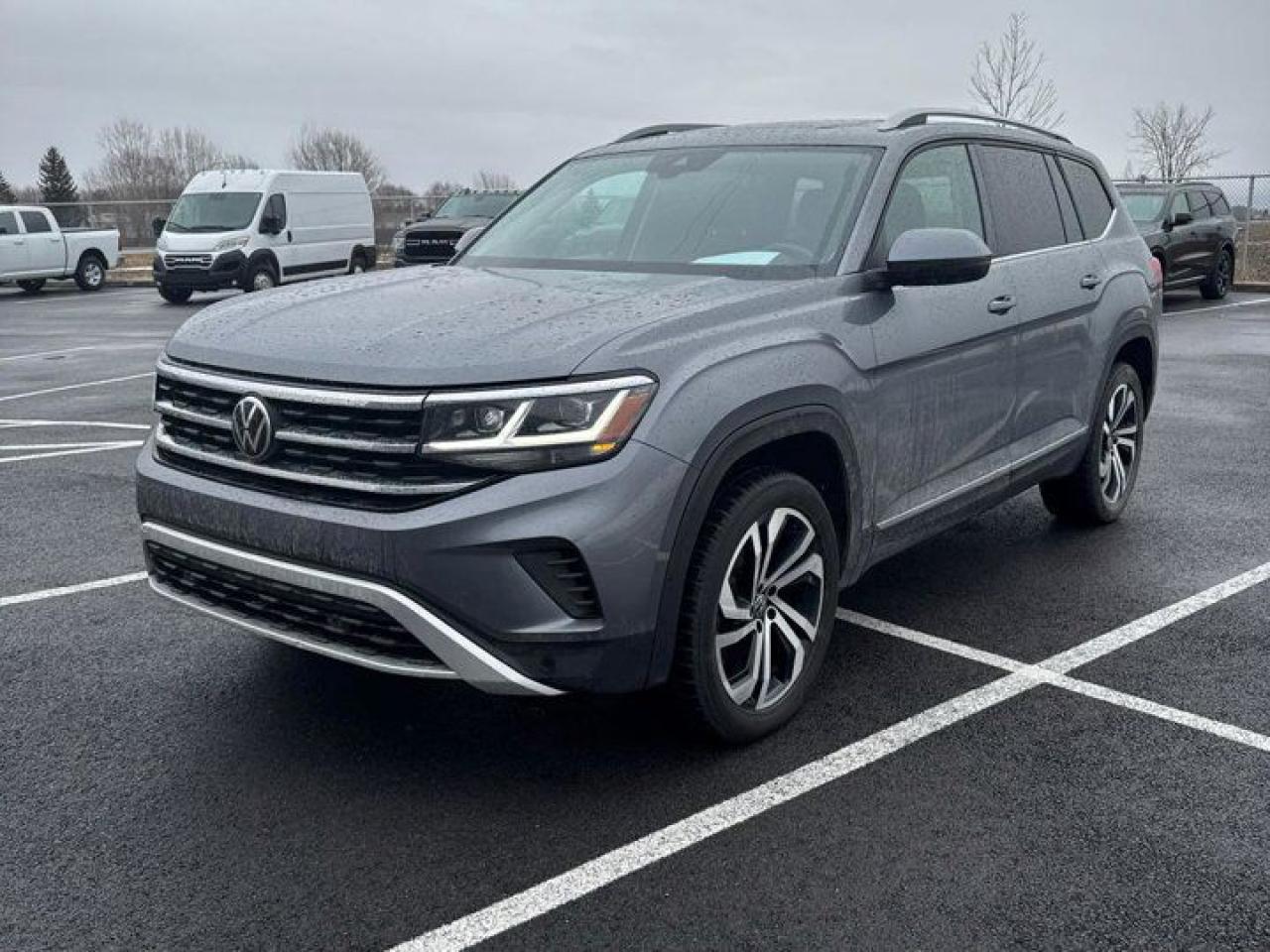 Come see this certified 2022 Volkswagen Atlas Highline | V6 | Leather | Sunroof | Nav | Adaptive Cruise | Fender Audio | Heated Steering + Seats . Its Automatic transmission and 3.6 L engine will keep you going. This Volkswagen Atlas features the following options: Sunroof, Navigation System, Leather, Heated Steering Wheel, Air Conditioning, Adaptive Cruise Control, Heated Seats, Tilt Steering Wheel, Steering Radio Controls, and Power Windows. Test drive this vehicle at Mark Wilsons Better Used Cars, 5055 Whitelaw Road, Guelph, ON N1H 6J4.60+ years of World Class Service!450+ Live Market Priced VEHICLES! ONE MASSIVE LOCATION!Free Local Delivery Available!FINANCING! - Better than bank rates! 6 Months No Payments available on approved credit OAC. Zero Down Available. We have expert licensed credit specialists to secure the best possible rate for you and keep you on budget ! We are your financing broker, let us do all the leg work on your behalf! Click the RED Apply for Financing button to the right to get started or drop in today!BAD CREDIT APPROVED HERE! - You dont need perfect credit to get a vehicle loan at Mark Wilsons Better Used Cars! We have a dedicated licensed team of credit rebuilding experts on hand to help you get the car of your dreams!WE LOVE TRADE-INS! - Top dollar trade-in values!SELL us your car even if you dont buy ours! HISTORY: Free Carfax report included.Certification included! No shady fees for safety!EXTENDED WARRANTY: Available30 DAY WARRANTY INCLUDED: 30 Days, or 3,000 km (mechanical items only). No Claim Limit (abuse not covered)5 Day Exchange Privilege! *(Some conditions apply)CASH PRICES SHOWN: Excluding HST and Licensing Fees.2019 - 2024 vehicles may be daily rentals. Please inquire with your Salesperson.We have made every reasonable attempt to ensure options are correct but please verify with your sales professional