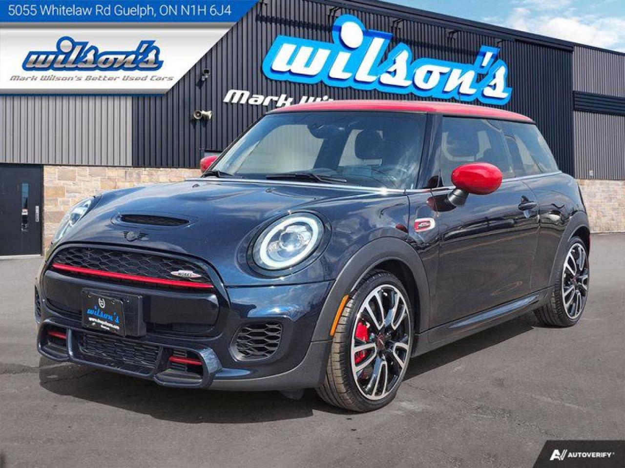 Used 2021 MINI 3 Door John Cooper Works | Leather | Dual Moon Roof | Nav | HUD | Active Suspension | Premium Sound System for sale in Guelph, ON