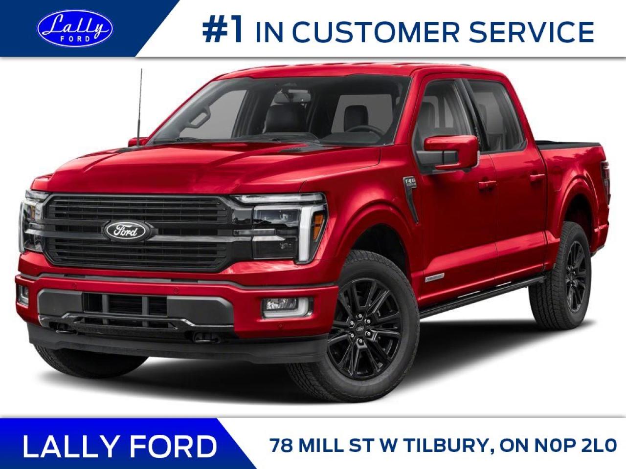 New 2025 Ford F-150 PLATINUM for sale in Tilbury, ON