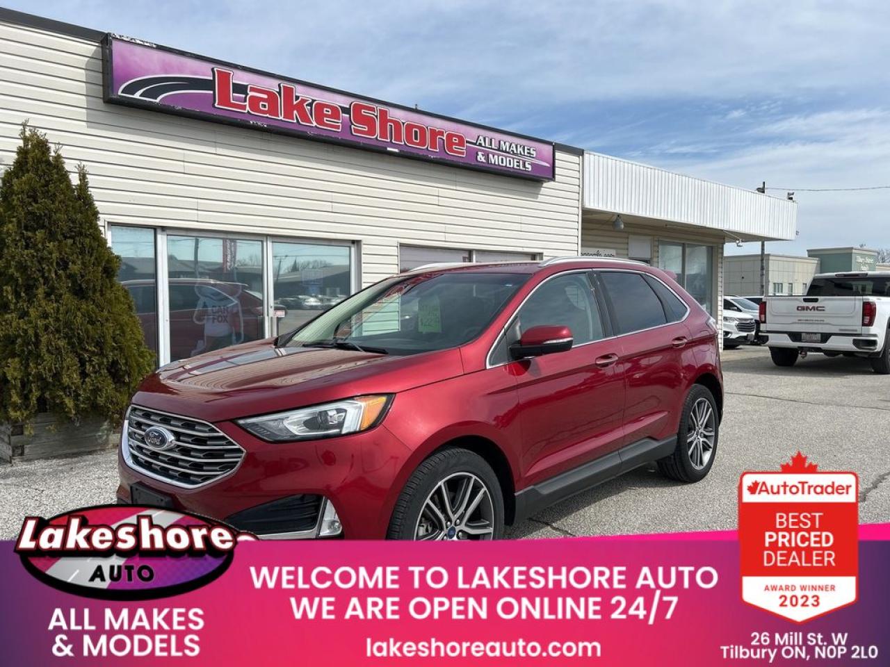 Used 2019 Ford Edge Titanium for sale in Tilbury, ON