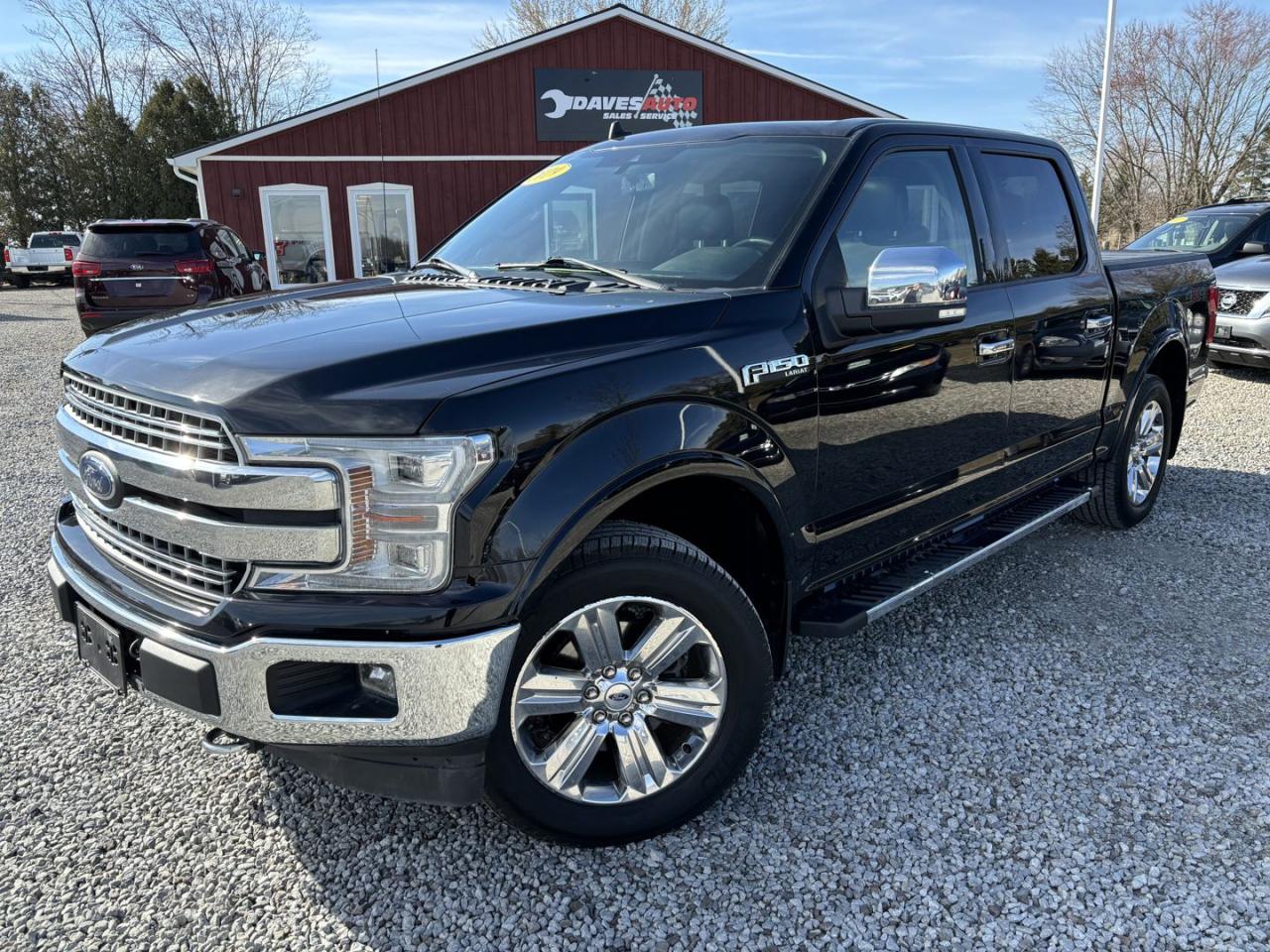 <div><span>A family business of 28 years! *NO ACCIDENTS*4X4*LEATHER* This is equipped with Cruise Control, Backup Camera, and Heated Seats. This 2019 Ford F-150 will be sold with an Ontario Safety Certificate through our multi-point inspection process to provide you with the best quality pre-owned experience. Complete Carfax reports come with every vehicle sale and are readily available. Extra features include Remote Start, Cooled Seats, Sunroof, PDC, and Satellite Radio Sirius. Financing available as well at Daves Auto through TD Auto finance for all models 2015 and newer! 2015-2017 models subject to 9.49%, 2018-2025 models range from 7.49%-9.49%. All vehicles with XM Capability come with 3 free months of Sirius XM. Daves Auto continues to serve its customers with quality, unbranded pre-owned vehicles, certifying every vehicle inside the list price disclosed.  Tinting available for $99/window.</span></div><br /><div><span id=docs-internal-guid-0421f3a0-7fff-fb40-39ca-f20926cba282></span></div><br /><div><span>Established in 1996, Daves Auto has been serving Haldimand, West Lincoln and Ontario area with the same quality for over 28 years! With growth, Daves Auto now has a lot with approximately 70 vehicles and a service building on-site to safety all vehicles in-house. If you are looking at this vehicle and need any additional information, please feel free to call us or come visit us at 7109 Canborough Rd. Dunnville, Ontario. Find us on Instagram @ daves_auto_2020 and become more familiar with our family business! Please call in advance to ensure availability.</span></div>