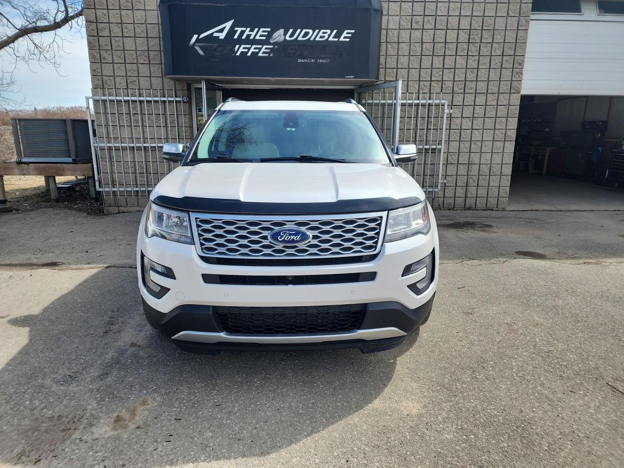 <p>The 2017 Ford Explorer Platinum is a top-tier, luxury SUV that combines performance, comfort, and advanced technology. Powered by a 3.5L V6 EcoBoost engine delivering 365 horsepower, it offers navigation, back up camera, heated and cooling seats, panoramic roof and more.  With folding rear seats, the Explorer offers ample of cargo space and luxury touches throughout, the Explorer Platinum is the perfect choice for those seeking a refined, versatile, and high-performance SUV.</p><p>Call us, email us or visit our website for more info. New inventory added each week.  </p><p>  </p>