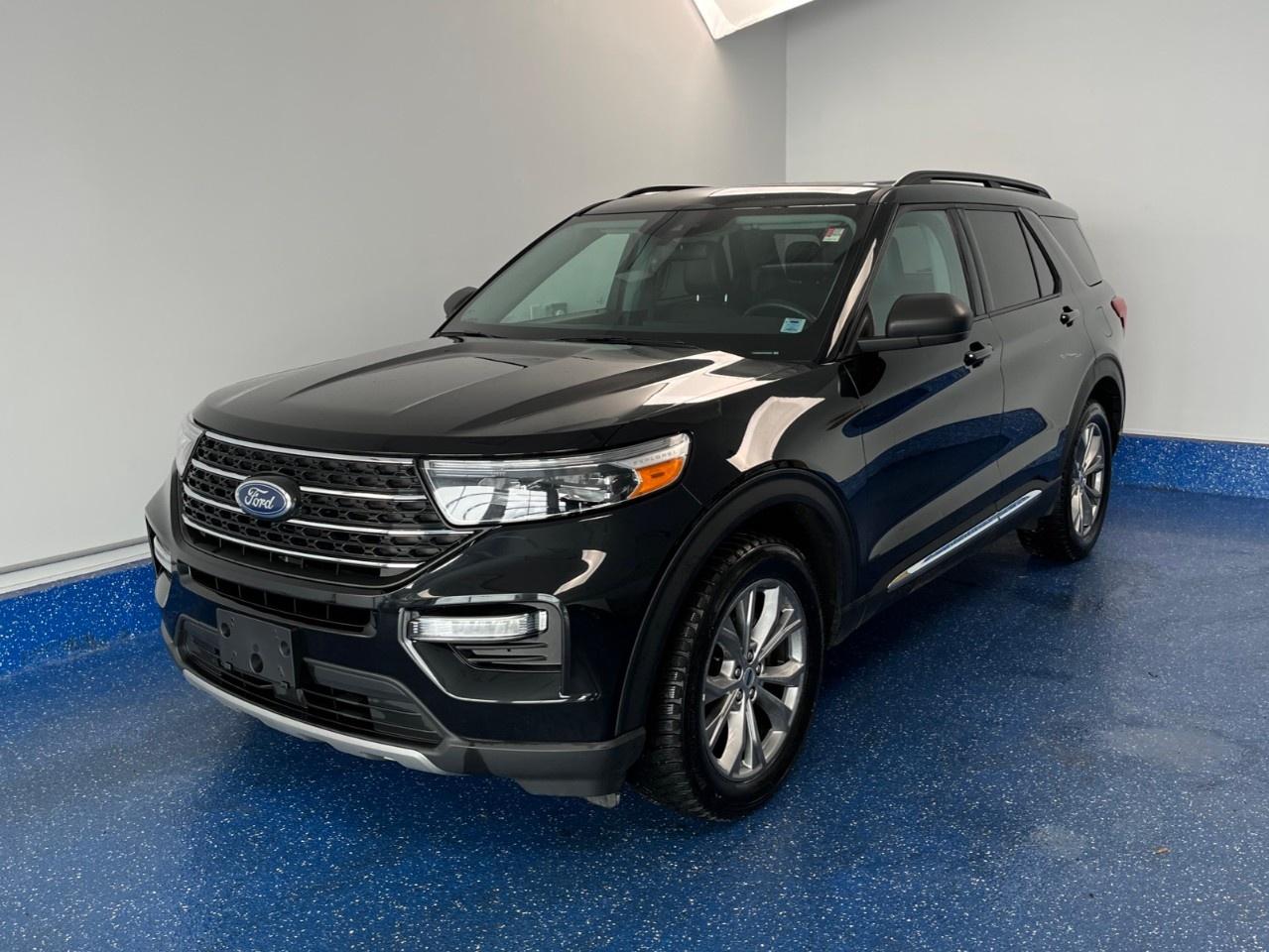 New Price! 2023 Ford Explorer XLT 4WD XLT w/ Leather Seats and Twin Panel Sunroof | 10-Speed Automatic 4WD Agate Black Metallic 2.3L I4 EcoBoost<br /><br /><br />Dealer Maintained, 4WD, 20''' Premium Painted Aluminum Wheels, 2nd Row 35/30/35 Bench w/E-Z Entry & Armrest, 3rd row seats: bench, Air Conditioning, AM/FM radio: SiriusXM, Equipment Group 202A High Package, Exterior Parking Camera Rear, Heated ActiveX Seating Material Captain's Chairs, Heated front seats, Heated Steering Wheel, LED Fog Lamps, Power driver seat, Power Liftgate, Power windows, Rear air conditioning, Remote keyless entry, Remote Start System, SecuriCode Keyless Entry Keypad, SYNC 3 Communications & Entertainment System, Twin Panel Moonroof.<br /><br /><br />This vehicle is Zacks Certified! You're approved! We work with you. Together we'll find a solution that makes sense for your individual situation. Please visit us or call 902 843-3900 to learn about our great selection.<br /><br />With 22 lenders available Zack's Auto Sales can offer our customers with the lowest available interest rate. Thank you for taking the time to check out our selection!