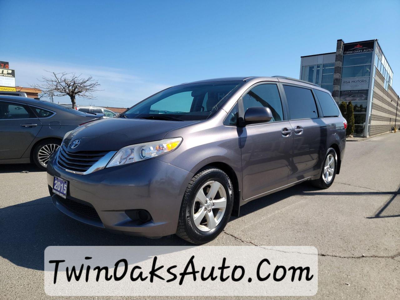 <p><strong>Spacious & Reliable: 2015 Toyota Sienna LE – 8-Passenger in Great Condition!</strong></p><p>Looking for a <strong>dependable, comfortable, and family-friendly minivan</strong>? This <strong>2015 Toyota Sienna LE</strong> is the perfect choice! With <strong>8-passenger seating</strong>, a smooth ride, and Toyota’s legendary reliability, it’s designed to handle <strong>family road trips, daily commutes, and everything in between</strong>. Plus, its in <strong>great condition</strong>, well-maintained, and ready for its next owner!</p><h3><strong>Why Choose This 2015 Toyota Sienna LE?</strong></h3><ul><li><strong>Spacious 8-Passenger Seating</strong> – Plenty of room for the whole family and extra cargo.</li><li><strong>Smooth & Powerful Drive</strong> – 3.5L V6 engine delivers a <strong>comfortable and responsive ride</strong>.</li><li><strong>Great Condition</strong> – Well cared for and <strong>runs like new</strong>!</li><li><strong>Modern Technology</strong> – Equipped with a <strong>touchscreen infotainment system, Bluetooth, USB input, and a rearview camera</strong>.</li><li><strong>Convenience & Comfort</strong> – <strong>Tri-zone climate control, power sliding doors, heated front seats, and a power driver’s seat</strong>.</li><li><strong>Toyota Reliability</strong> – Built to last with <strong>low maintenance costs and excellent resale value</strong>.</li></ul><p>This <strong>2015 Toyota Sienna LE</strong> is the perfect combination of <strong>space, comfort, and dependability</strong>—ready for your next adventure!</p><p><strong>Don’t miss out—contact us today to schedule a test drive!</strong></p><p><strong>Additional Certification Cost</strong>: The full certification cost for this vehicle is <strong>$790 + HST</strong>.</p><p><strong>What’s Included with Certification</strong>:</p><ul><li>The vehicle will be delivered with a <strong>valid safety certification</strong> and a <strong>36-day safety item warranty</strong> for your peace of mind.</li><li>A <strong>fresh oil change</strong> will be performed, and all fluids will be topped up.</li><li>The vehicle will be <strong>professionally detailed</strong>, ensuring it looks and feels like new when you pick it up.</li></ul><p>At <strong>Twin Oaks Auto</strong>, we are committed to providing a <strong>hassle-free car buying experience</strong>. From your first inquiry to driving off in your new car, our goal is to get you on the road quickly and stress-free!</p><p><strong>Financing Options Available!</strong><br />Flexible financing options are available to suit your needs. Contact us for more details.</p><p><strong>Contact Us Today</strong>:<br />📞 <strong>Call Us</strong>: 905-339-3330<br />📍 <strong>Location</strong>: 2470 Royal Windsor Drive, Oakville, Ontario, L6J 7Y2</p><p><br />(Conveniently located between Ford Drive and Winston Churchill Blvd.)</p><p><strong>More Information</strong>:<br />Visit our website at <strong><a href=http://www.twinoaksauto.com>TwinOaksAuto.com</a></strong> to view additional pictures, explore our inventory, and access CARFAX reports.</p><p> </p>