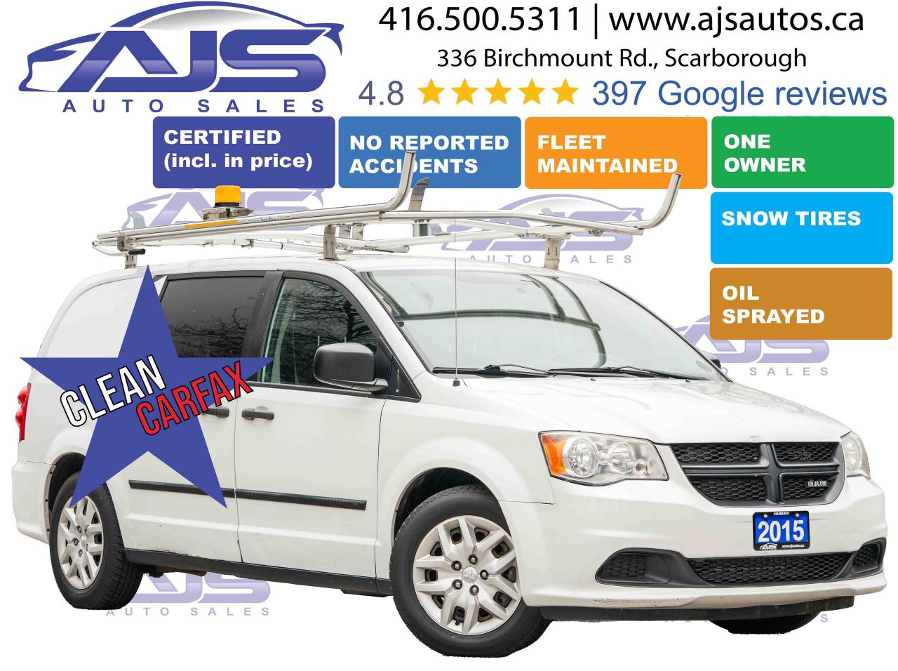 2015 RAM GRAND CARAVAN TRADESMAN CARGO VAN