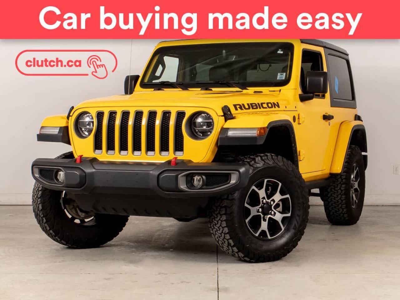 Used 2019 Jeep Wrangler Rubicon 4X4 w/ Apple CarPlay, Heated Seats, Rear View Cam for sale in Bedford, NS