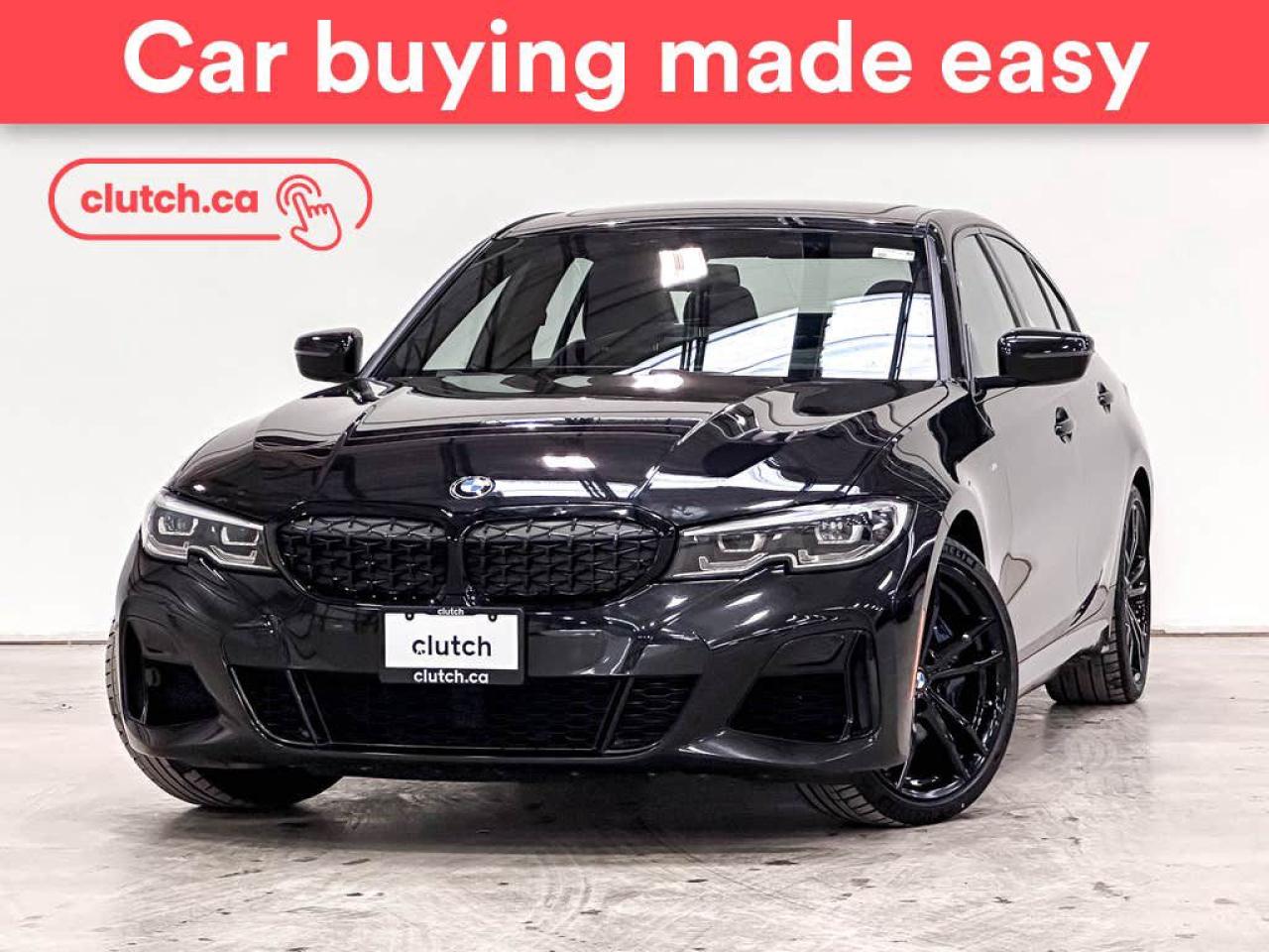 Used 2020 BMW 3 Series M340i xDrive AWD w/ Apple CarPlay, Heated Front Seats, Rearview Cam for sale in Toronto, ON