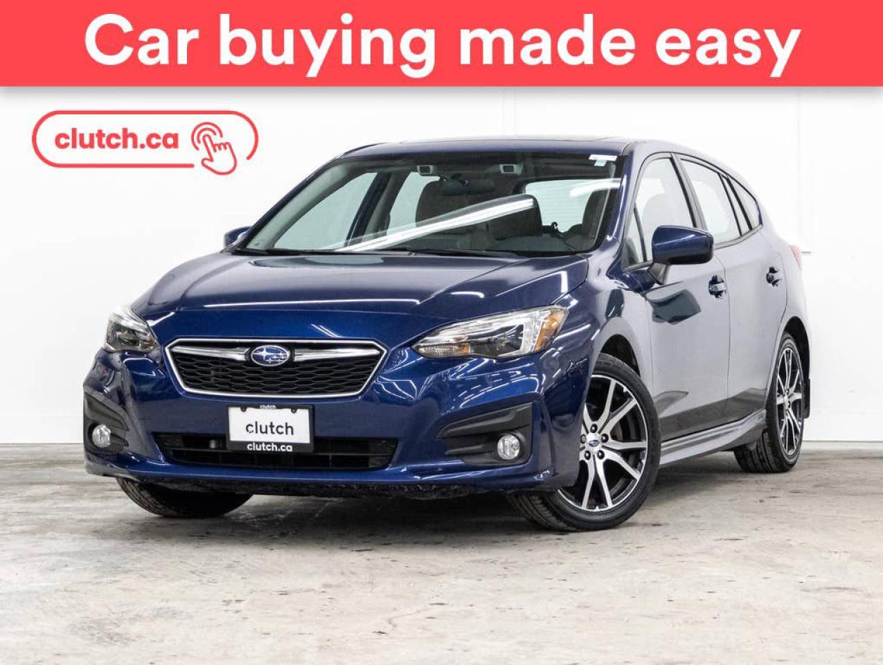 Used 2018 Subaru Impreza Sport AWD w/ Eyesight Pkg w/ Apple CarPlay & Android Auto, Power Moonroof, Rearview Cam for sale in Toronto, ON