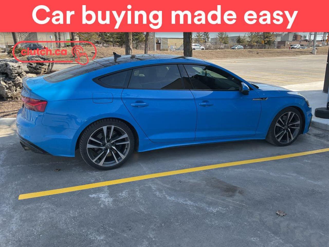 Used 2020 Audi S5 Progressiv Awd w/ Apple CarPlay, Heated Front Seats, Rearview Cam for sale in Toronto, ON