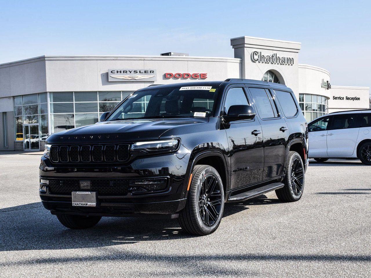New 2025 Jeep Wagoneer SERIES II CARBIDE 4X4 for sale in Chatham, ON