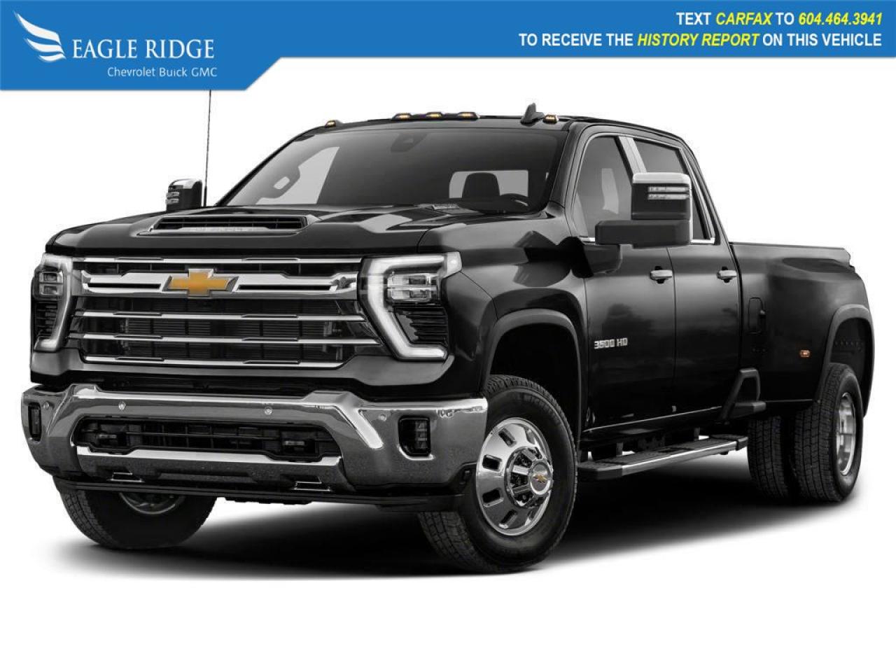 2024 Chevrolet Silverado 3500HD, 4x4, Power driver seat, keyless open, Push button start, remote vehicle start, Power sunroof, Cruise control, back up camera, trailer camera, 12" diagonal, Automatic emergency braking, lane departure warning,
<p>Eagle Ridge GM in Coquitlam is your Locally Owned & Operated Chevrolet, Buick, GMC Dealer, and a Certified Service and Parts Center equipped with an Auto Glass & Premium Detail. Established over 30 years ago, we are proud to be Serving Clients all over Tri Cities, Lower Mainland, Fraser Valley, and the rest of British Columbia. Find your next New or Used Vehicle at 2595 Barnet Hwy in Coquitlam. Price Subject to $595 Documentation Fee. Financing Available for all types of Credit.</p>

Eagle Ridge GM in Coquitlam is your Locally Owned & Operated Chevrolet, Buick, GMC Dealer, and a Certified Service and Parts Center equipped with an Auto Glass & Premium Detail. Established over 30 years ago, we are proud to be Serving Clients all over Tri Cities, Lower Mainland, Fraser Valley, and the rest of British Columbia. Find your next New or Used Vehicle at 2595 Barnet Hwy in Coquitlam. Price Subject to $595 Documentation Fee. Financing Available for all types of Credit.