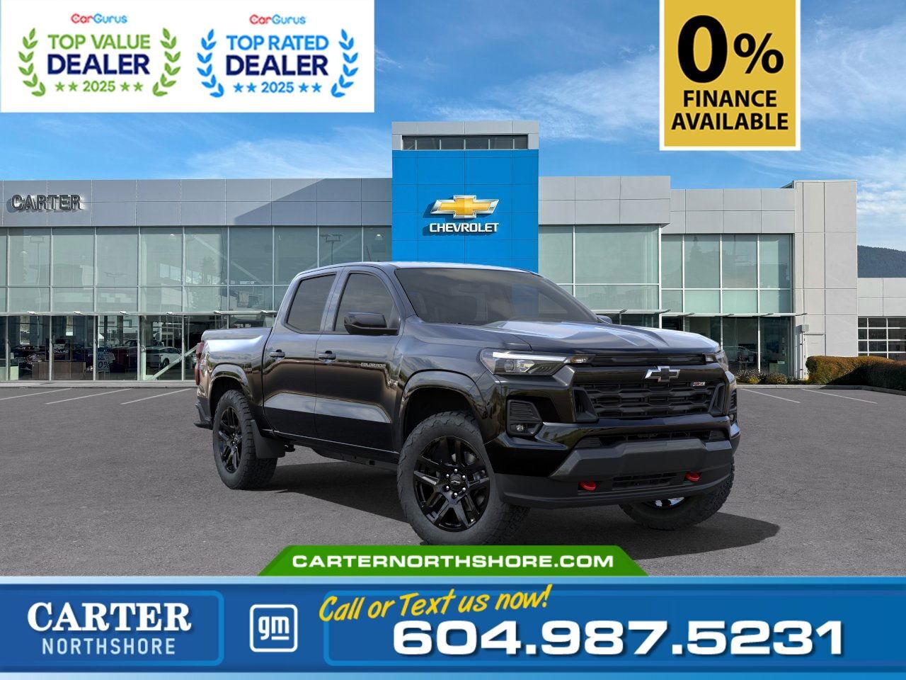New 2025 Chevrolet Colorado Z71 Crew Cab | Trailer Pkg/Vented Seats/Hitch View for sale in North Vancouver, BC