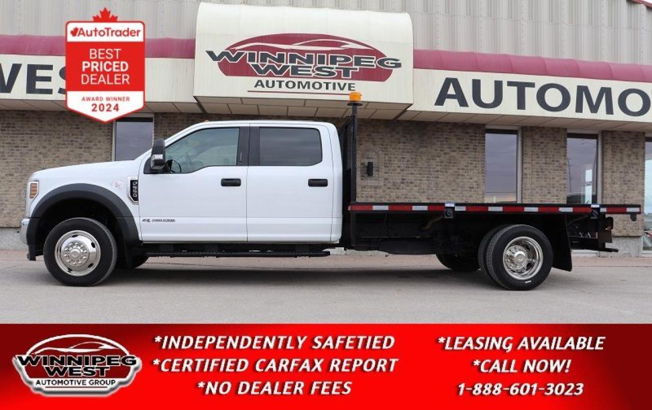 Used 2019 Ford F-550 XLT CREW DUALLY 6.7L DIESEL 4X4, 12FT DECK,HD GVW for sale in Headingley, MB