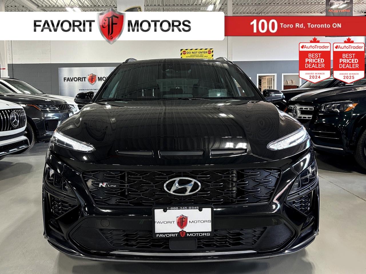 **MONTH-END SPECIAL!** FEATURING : 1.6T POWERED, AWD, ULTIMATE PACKAGE, HEADS UP DISPLAY, SUNROOF, WIRELESS CHARGING TRAY, MULTI DRIVE MODES, SPORT MODE, REMOTE START, HIGHLY EQUIPPED, VERY CLEAN! FINISHED IN BLACK ON MATCHING BLACK INTERIOR, N LINE RED STITCHED LEATHER SEATS, HEATED/COOLED SEATS, HEATED STEERING WHEEL, NAVIGATION SYSTEM, BACKUP CAMERA, PARKING SENSORS, SMART CRUISE CONTROL, DRIVER ATTENTION WARNING, FORWARD SAFETY, LANE SAFETY, BLIND SPOT SAFETY, PARKING SAFETY, AM, FM, SATELLITE, USB, ANDROIDAUTO, SOUNDS OF NATURE, BLUETOOTH, PREMIUM ALLOYS, STEERING WHEEL CONTROLS, PREMIUM SOUND SYSTEM, POWER OPTIONS, AND MUCH MORE!!!

**As per OMVIC regulations, this vehicle is not drivable, not certified and not e-tested. Certification is available for $899.** All our vehicles are in excellent condition and have been fully inspected by an in-house licensed mechanic.

The advertised price is a finance only price, if you wish to purchase the vehicle for cash additional $2,000 surcharge will apply. Applicable prices and special offers are subject to change with or without notice and shall be at the full discretion of Favorit Motors.