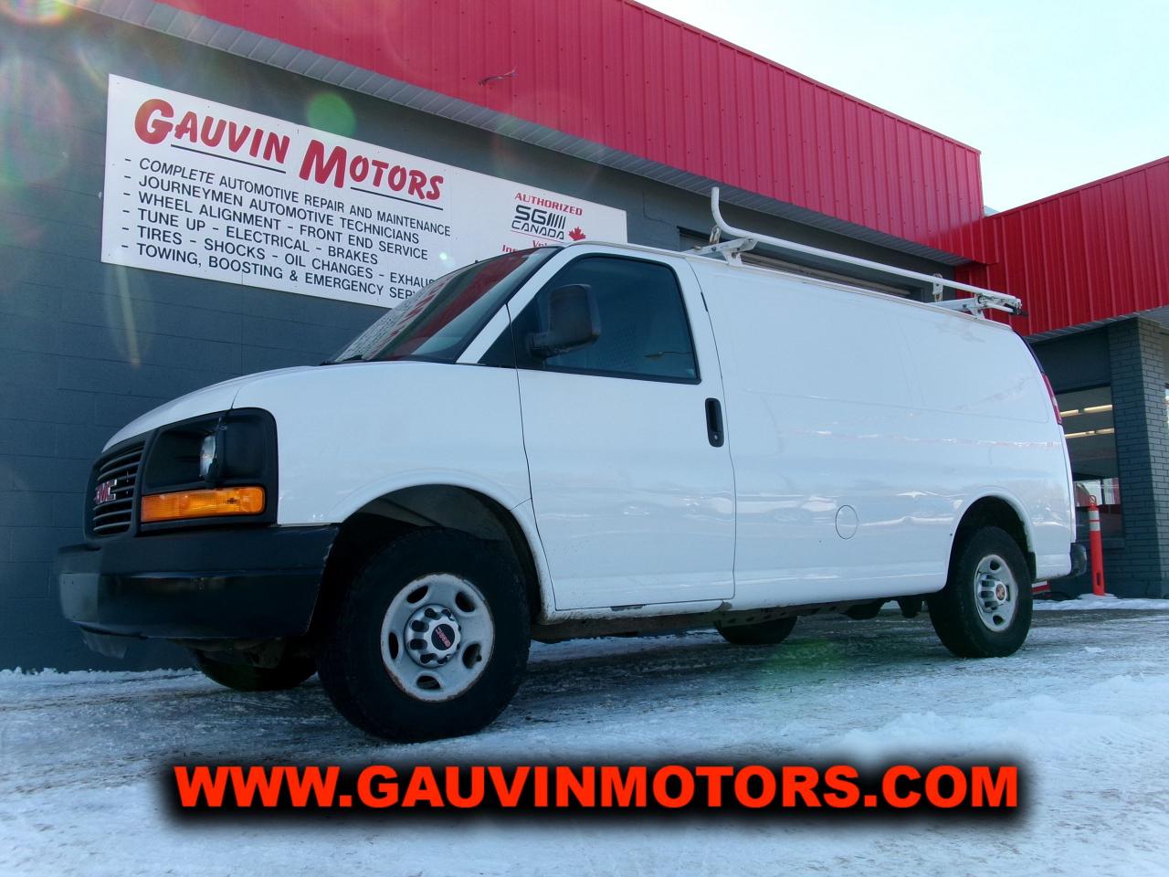 Used 2014 GMC Savana Cargo Van 2500 RWD Loaded, Shelves, & Roof Rack, Affordable for sale in Swift Current, SK