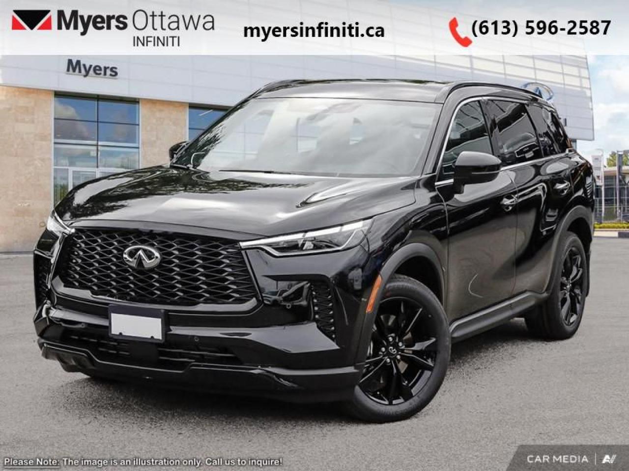 New 2025 Infiniti QX60 BLACK EDITION  - Leather Seats for sale in Ottawa, ON