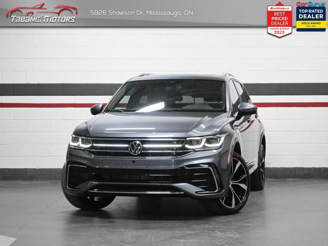 Used 2022 Volkswagen Tiguan Highline R-Line  No Accident 360CAM Fender Ambient Digital Dash Cooled Seats Navigation Panoramic Roof for sale in Mississauga, ON