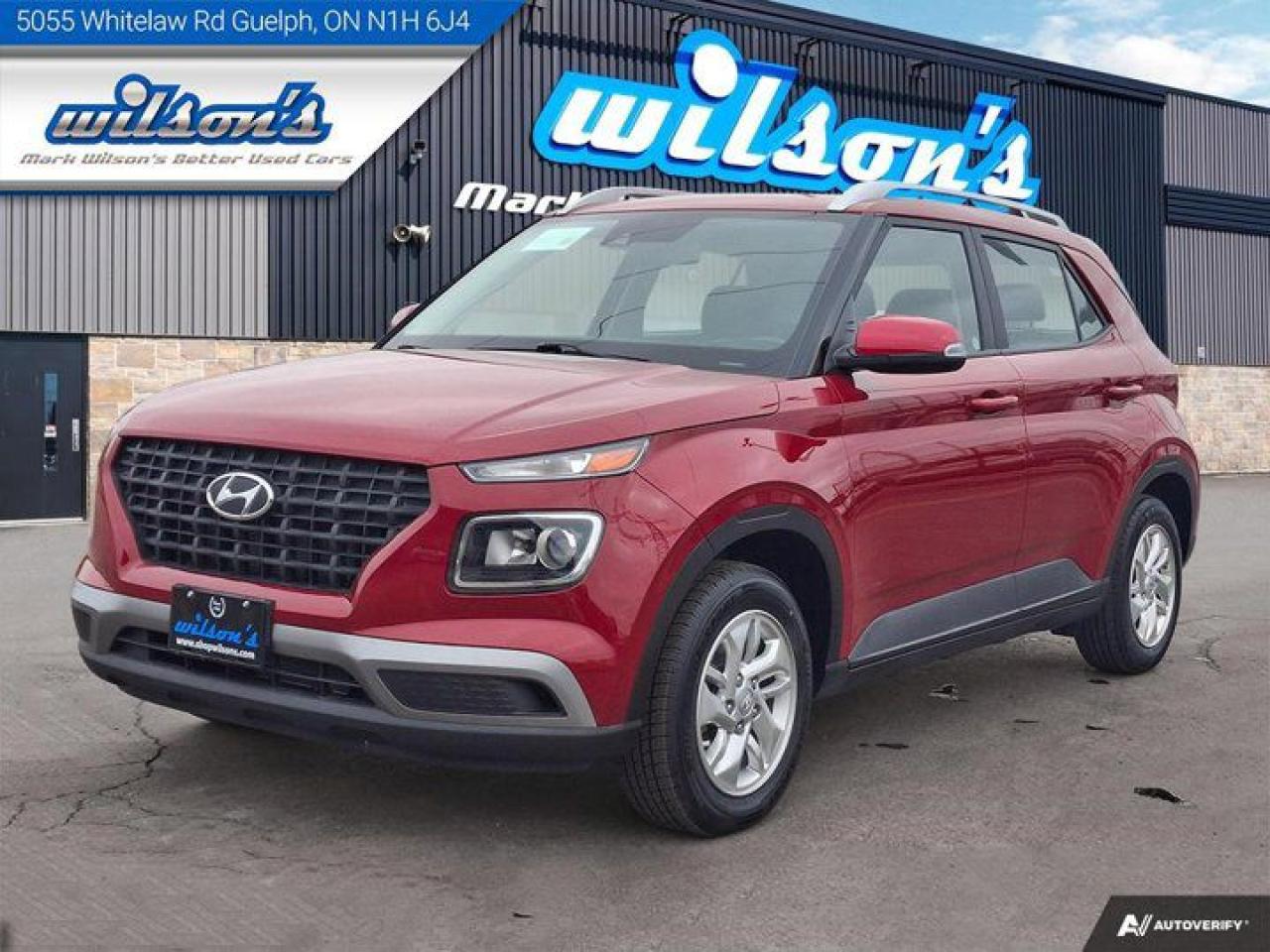 Used 2022 Hyundai Venue Preferred | Heated Steering + Seats | CarPlay + Android | Rear Camera | and More ! for sale in Guelph, ON