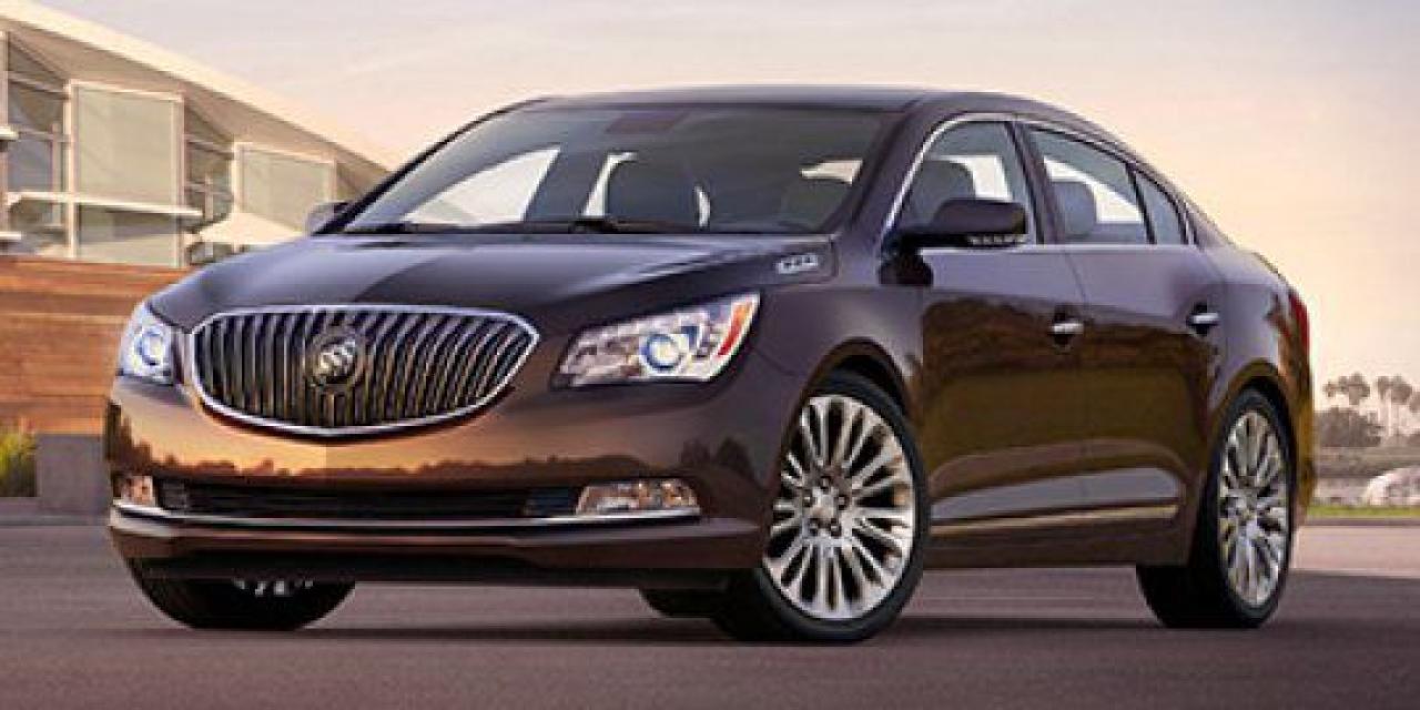 Look at this 2016 Buick LaCrosse Leather. Its Automatic transmission and Gas/Ethanol V6 3.6L/217 engine will keep you going. This Buick LaCrosse has the following options: ENGINE, 3.6L SIDI DOHC V6 VVT (304 hp [226.7 kW] @ 6800 rpm, 264 lb-ft of torque [356.4 N-m] @ 5300 rpm) (STD), Wipers, front intermittent, structure-less wiper blades, Windshield, solar absorbing, Windows, power, rear with Express-Down, Windows, power with front passenger Express-Up/Down, Windows, power with driver Express-Up/Down, Wheels, 18 (45.7 cm) 10-spoke machine-faced aluminum (Standard with (LFX) 3.6L E85 capable V6 engine. Available with (LUK) 2.4L ECOTEC 4-cylinder engine with eAssist technology.), Wheel, compact spare, 17 (43.2 cm) steel (Standard with (LFX) 3.6L E85 capable V6 engine only.), Visors, driver and front passenger illuminated vanity mirrors, sliding, and Universal Home Remote includes garage door opener, 3-channel programmable. Test drive this vehicle at Capital Chevrolet Buick GMC Inc., 13103 Lake Fraser Drive SE, Calgary, AB T2J 3H5.