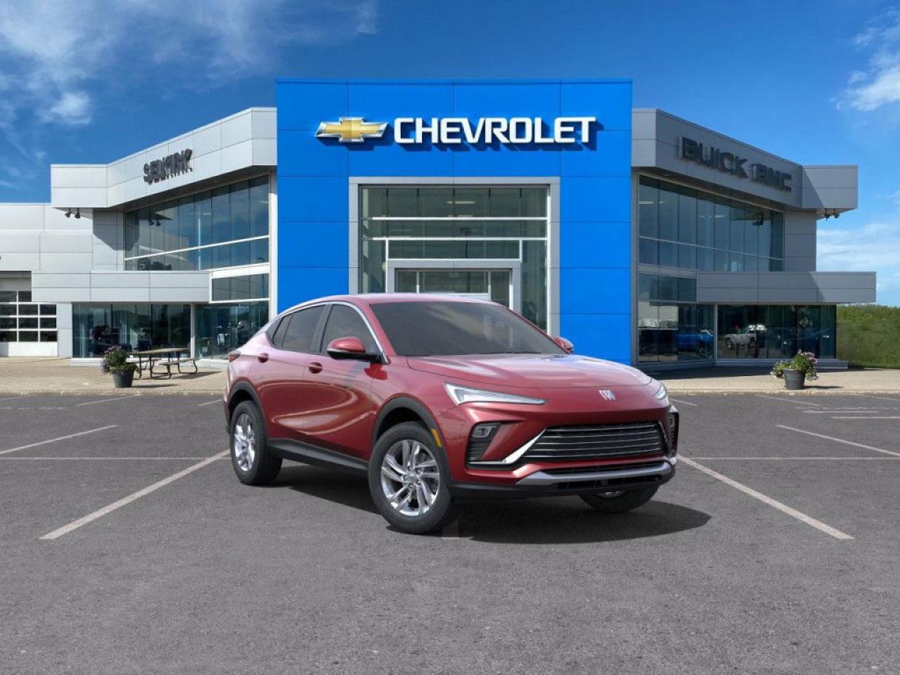 <b>Heated Seats,  Remote Start,  Adaptive Cruise Control,  Heated Steering Wheel,  Lane Keep Assist!</b><br> <br> <br> <br>  This 2025 Envista provides a refreshingly new take on what a crossover SUV should be. <br> <br>Buicks represents a bold foray into the crossover SUV segment, and debuts with arresting styling and a suite of awesome tech and safety features. The swooping roofline and bold proportions make for a certain head-turner when on the move. With impressive performance and satisfying dynamics, this Buick Envista is sure to impress.<br> <br> This cinnabar metallic SUV  has an automatic transmission and is powered by a  137HP 1.2L 3 Cylinder Engine.<br> <br> Our Envistas trim level is Preferred. This breathtaking SUV comes loaded with amazing standard features such as heated front seats with lumbar adjustment, a heated steering wheel, remote engine start, wi-fi hotspot capability, and an 11-inch diagonal touchscreen with wireless Apple CarPlay and Android Auto, with SiriusXM streaming radio. Additional features include adaptive cruise control, lane keeping assist with lane departure warning, lane change alert with blind zone alert, and a rear vision camera. This vehicle has been upgraded with the following features: Heated Seats,  Remote Start,  Adaptive Cruise Control,  Heated Steering Wheel,  Lane Keep Assist,  Lane Departure Warning. <br><br> <br>To apply right now for financing use this link : <a href=https://www.selkirkchevrolet.com/pre-qualify-for-financing/ target=_blank>https://www.selkirkchevrolet.com/pre-qualify-for-financing/</a><br><br> <br/>   Incentives expire 2025-03-31.  See dealer for details. <br> <br>Selkirk Chevrolet Buick GMC Ltd carries an impressive selection of new and pre-owned cars, crossovers and SUVs. No matter what vehicle you might have in mind, weve got the perfect fit for you. If youre looking to lease your next vehicle or finance it, we have competitive specials for you. We also have an extensive collection of quality pre-owned and certified vehicles at affordable prices. Winnipeg GMC, Chevrolet and Buick shoppers can visit us in Selkirk for all their automotive needs today! We are located at 1010 MANITOBA AVE SELKIRK, MB R1A 3T7 or via phone at 204-482-1010.<br> Come by and check out our fleet of 40+ used cars and trucks and 250+ new cars and trucks for sale in Selkirk.  o~o