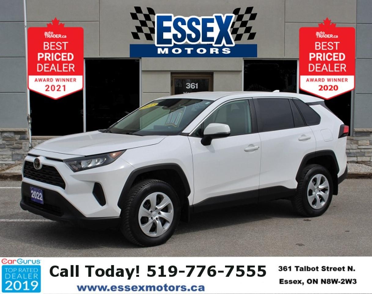 Used 2022 Toyota RAV4 LE*AWD*Heated Seats*Bluetooth*Rear Cam for sale in Essex, ON