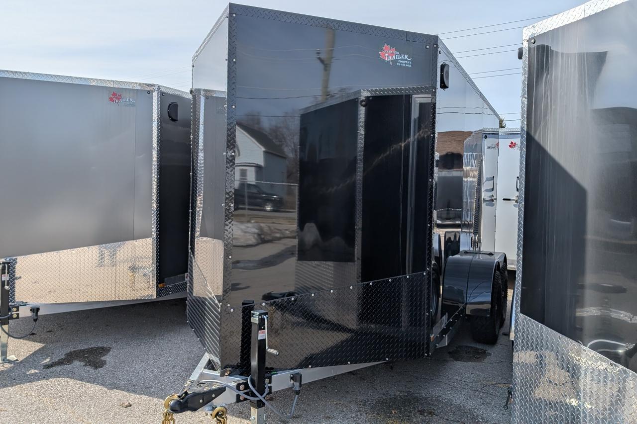 New 2024 Canadian Trailer Company 7x14 V Nose Cargo Trailer Aluminum Tandem Axle for sale in Guelph, ON