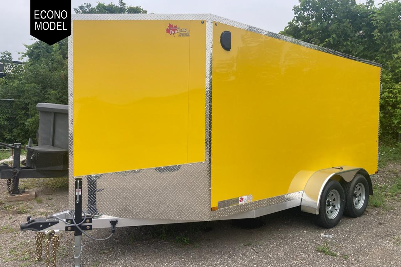 2024 Canadian Trailer Company 7x14 V Nose Cargo Trailer 