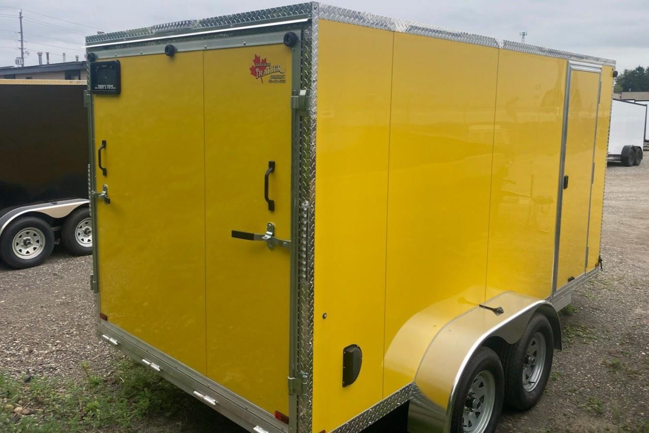 2024 Canadian Trailer Company 7x14 V Nose Cargo Trailer Econo model
