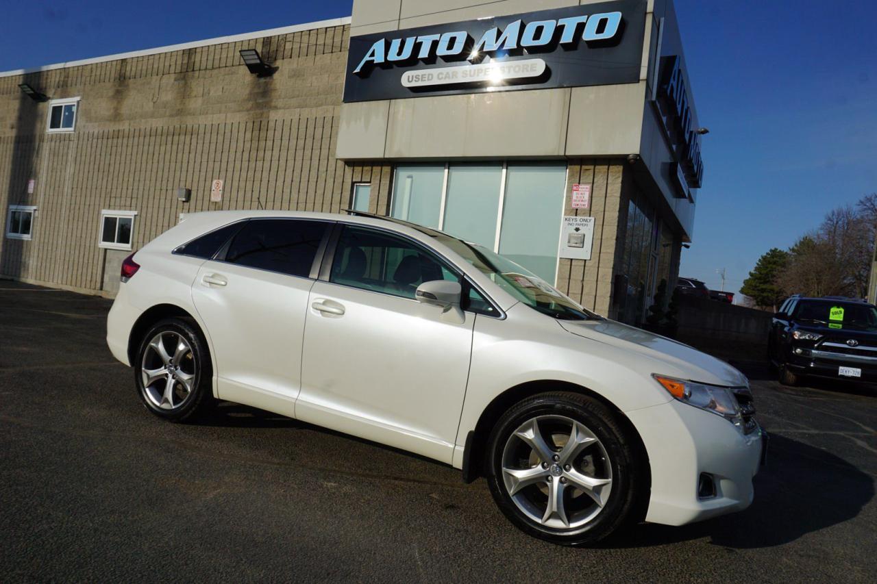 <div>*SAFETY INCLUDED*LOCAL ONTARIO CAR*UP TO DATE TOYOTA SERVICE RECORDS* <span>TOYOTA VENZA AWD XLE in a Good Shape. Inside/ Out 3.5L V6 AWD with Automatic Transmission. Pearl White on White Leather Interior. Fully Loaded with: Power Windows, Power Locks, Power Heated Mirrors, CD/AUX, AC/ Dual Climate Control, Cruise Control, Back Up Camera, Bluetooth, Heated Seats, Power Tail Gate, Duel Sunroof, Keyless Entry, Alloys, Steering Mounted Controls, Fog Light, Power Driver Seat, Direction compass, Side Turning Signals, Wood Interior, and ALL THE POWER OPTIONS !! </span></div><br /><div><span>-------------------------------------------------</span><br><span>Financing options are available start from 6.96% with $0 Down payment O.A.C.</span><br><span>-------------------------------------------------</span><br><span>SAFETY CERTIFICATION INCLUDED*** Vehicle comes with: Safety Certification, and Car Fax Report ALL INCLUDED!! At no extra cost to you!! Dont miss this opportunity to own a high-quality, pre-owned vehicle. </span><br><span>-------------------------------------------------</span><br><span>Additionally, our vehicles qualify for up to 4 years of extended warranty. Please speak to your sales representative for more information.</span><br><span>-------------------------------------------------</span><br><span>We are open Monday to Saturday from 10am - 6pm, Sundays Closed.</span><br><span>-------------------------------------------------</span><br><span>We also welcome trade-ins, with on-site buyers available to estimate your vehicle on the same day.</span><br><span>-------------------------------------------------</span><br><span>Visit us at 3219 Harvester Road, Burlington, L7N 3N8 or call us at Nine O Five-281-2255 for more information.</span><br><span>------------------------------------------------</span><br><span>Check our inventory at www automotoinc ca</span><span></span></div>