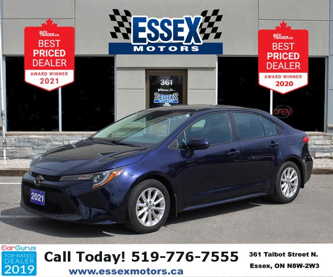 Used 2021 Toyota Corolla LE*Low Ks*Heated Seats*Sun Roof*Bluetooth*Rear Cam for sale in Essex, ON