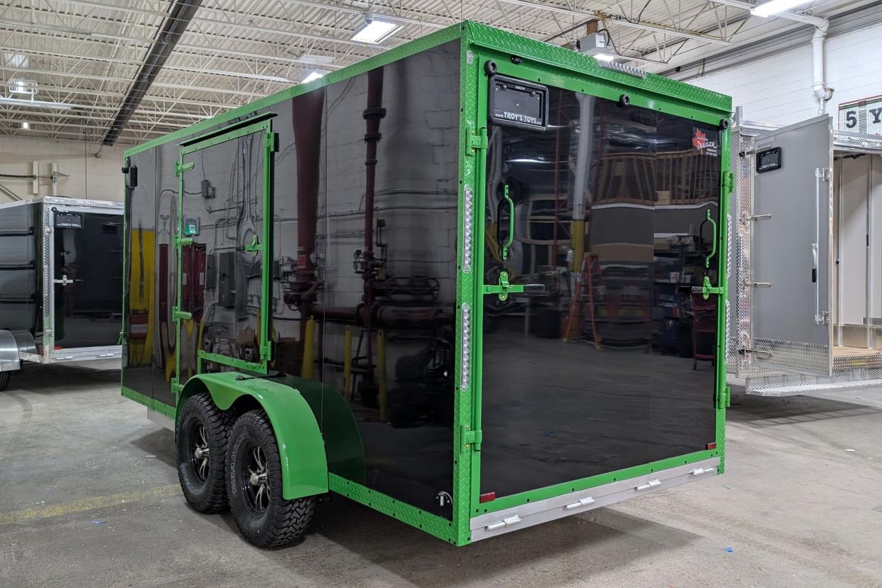 2025 Canadian Trailer Company 7x14 V Nose Cargo Trailer Aluminum Tandem Axle
