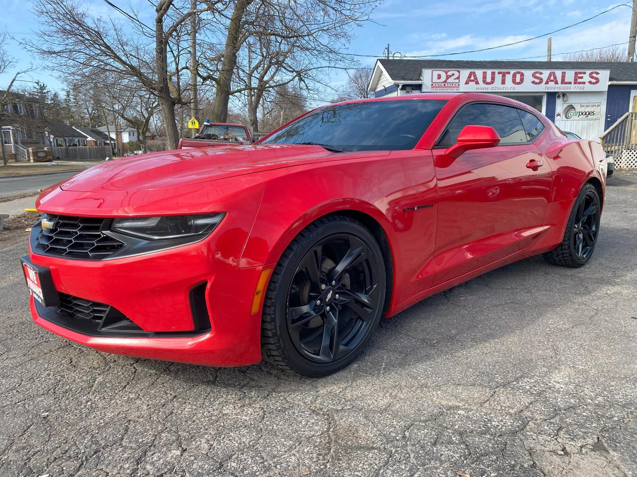 Used 2019 Chevrolet Camaro HOT RED/LOW KM/AUTOMATIC/2.0L TURBO/CERTIFIED for sale in Scarborough, ON