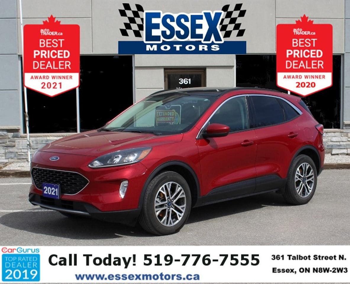 Used 2021 Ford Escape SEL*AWD*Low K's*Heated Leather*Moon Roof*CarPlay for sale in Essex, ON