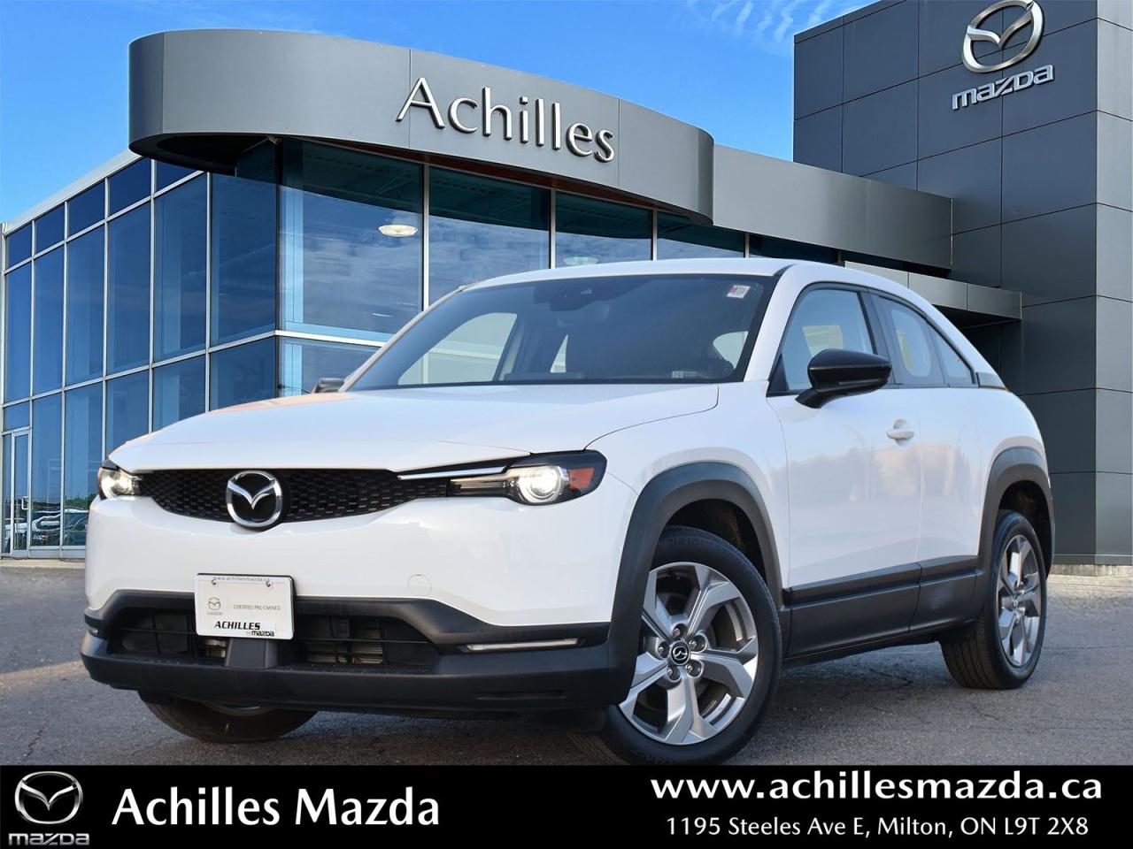 <p><span style=font-size:12pt><span style=font-family:Times New Roman,serif><strong><span style=font-family:Verdana,sans-serif>MAZDA CERTIFIED PRE-OWNED  BY ACHILLES MAZDA</span></strong></span></span></p>

<p></p>

<p><span style=font-size:12pt><span style=font-family:Times New Roman,serif><strong><span style=font-family:Verdana,sans-serif>MAZDA CERTIFIED PRE-OWNED VEHICLE BENEFITS -</span></strong><span style=font-family:Verdana,sans-serif> <strong>THIS IS INCLUDED at ACHILLES MAZDA (not an extra)</strong></span></span></span></p>

<p><span style=font-size:12pt><span style=font-family:Times New Roman,serif><span style=font-family:Verdana,sans-serif> 160-Point Detailed Inspection </span></span></span></p>

<p><span style=font-size:12pt><span style=font-family:Times New Roman,serif><span style=font-family:Verdana,sans-serif> 7-Year/140,000-Kilometre Limited Powertrain Warranty </span></span></span></p>

<p><span style=font-size:12pt><span style=font-family:Times New Roman,serif><span style=font-family:Verdana,sans-serif> 24hr Emergency Roadside Assistance </span></span></span></p>

<p><span style=font-size:12pt><span style=font-family:Times New Roman,serif><span style=font-family:Verdana,sans-serif> 30-Day/3,000-Kilometre Exchange Privilege </span></span></span></p>

<p><span style=font-size:12pt><span style=font-family:Times New Roman,serif><span style=font-family:Verdana,sans-serif> CarFax® Vehicle History Report </span></span></span></p>

<p><span style=font-size:12pt><span style=font-family:Times New Roman,serif><span style=font-family:Verdana,sans-serif> Preferred Interest rates</span></span></span></p>

<p><span style=font-size:12pt><span style=font-family:Times New Roman,serif><span style=font-family:Verdana,sans-serif> Available Extended Warranty/Coverage</span></span></span></p>

<p></p>

<p><span style=font-size:12pt><span style=font-family:Times New Roman,serif><strong><span style=font-family:Verdana,sans-serif>Our all-inclusive pricing on this excellent vehicle also includes:</span></strong></span></span></p>

<p><span style=font-size:12pt><span style=font-family:Times New Roman,serif><span style=font-family:Verdana,sans-serif> Nitrogen Tire Inflation</span></span></span></p>

<p><span style=font-size:12pt><span style=font-family:Times New Roman,serif><span style=font-family:Verdana,sans-serif> OMVIC Fee</span></span></span></p>

<p><span style=font-size:12pt><span style=font-family:Times New Roman,serif><span style=font-family:Verdana,sans-serif> Available low rate financing</span></span></span></p>

<p></p>

<p><span style=font-size:12pt><span style=font-family:Times New Roman,serif><span style=font-family:Verdana,sans-serif>*Price listed is all-inclusive, plus HST and Licensing Only </span></span></span></p>

<p></p>

<p><span style=font-size:12pt><span style=font-family:Times New Roman,serif><span style=font-family:Verdana,sans-serif>We Want to Be Your Mazda Dealer</span></span></span></p>

<p></p>

<p><span style=font-size:12pt><span style=font-family:Times New Roman,serif><span style=font-family:Verdana,sans-serif>#idealclubhousecareexperience</span></span></span></p>
<p> </p>

<p><strong>Appointments For New or Pre-Owned Vehicles are always preferred...Speak with one of our Clubhouse Care Specialists prior to your visit so we can prepare and make your experience with us as efficient as possible.</strong></p>

<p><strong>Come and Experience the Achilles Mazda of Milton Difference. You owe it to yourself.</strong></p>