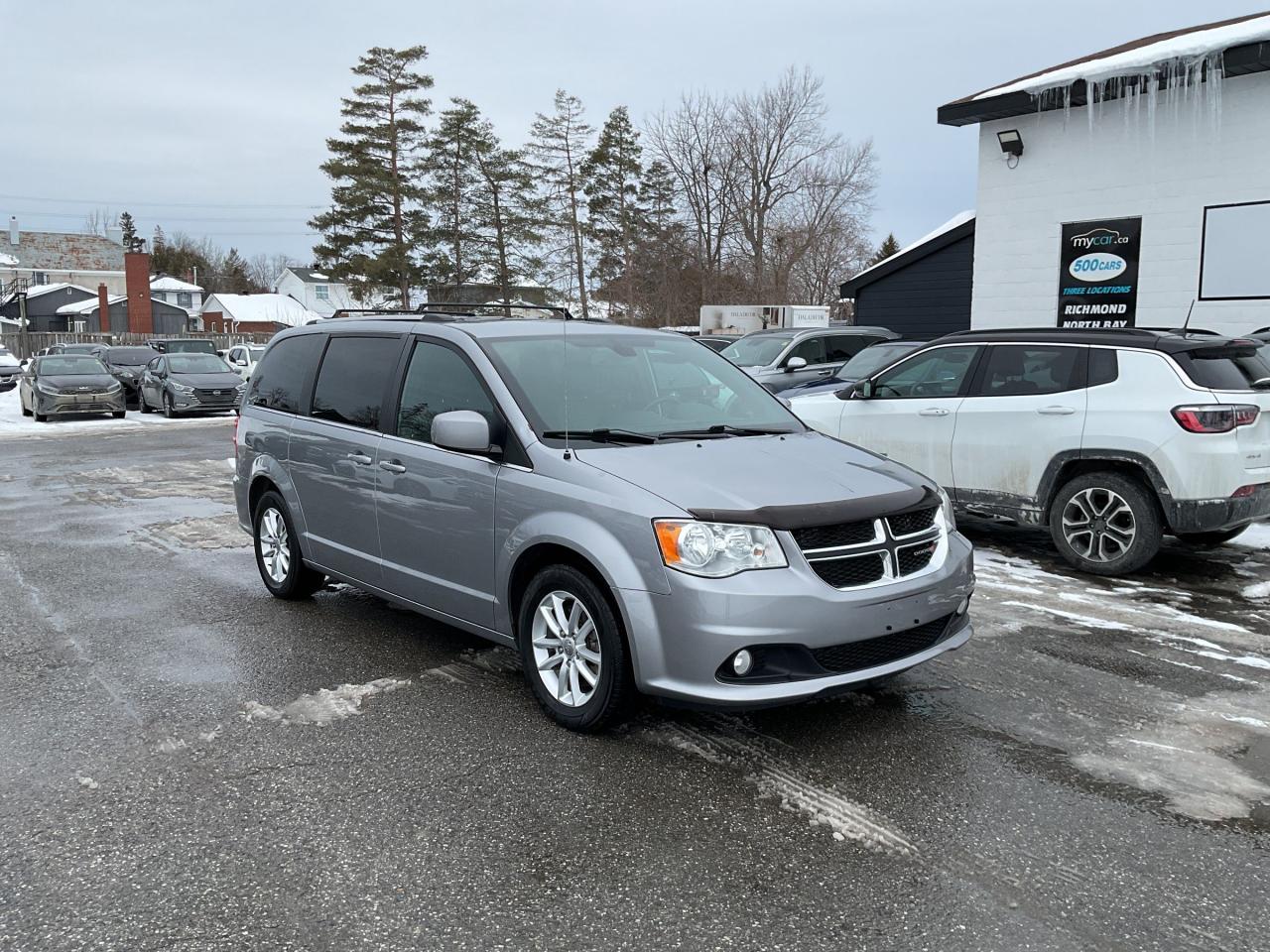 Used 2020 Dodge Grand Caravan Premium Plus 3.6L PREMIUM PLUS!!!!  HEATED SEATS. LEATHER. NAV. BACKUP CAM. A/C. CRUISE. PWR GROUP. KEYLESS ENTRY for sale in North Bay, ON